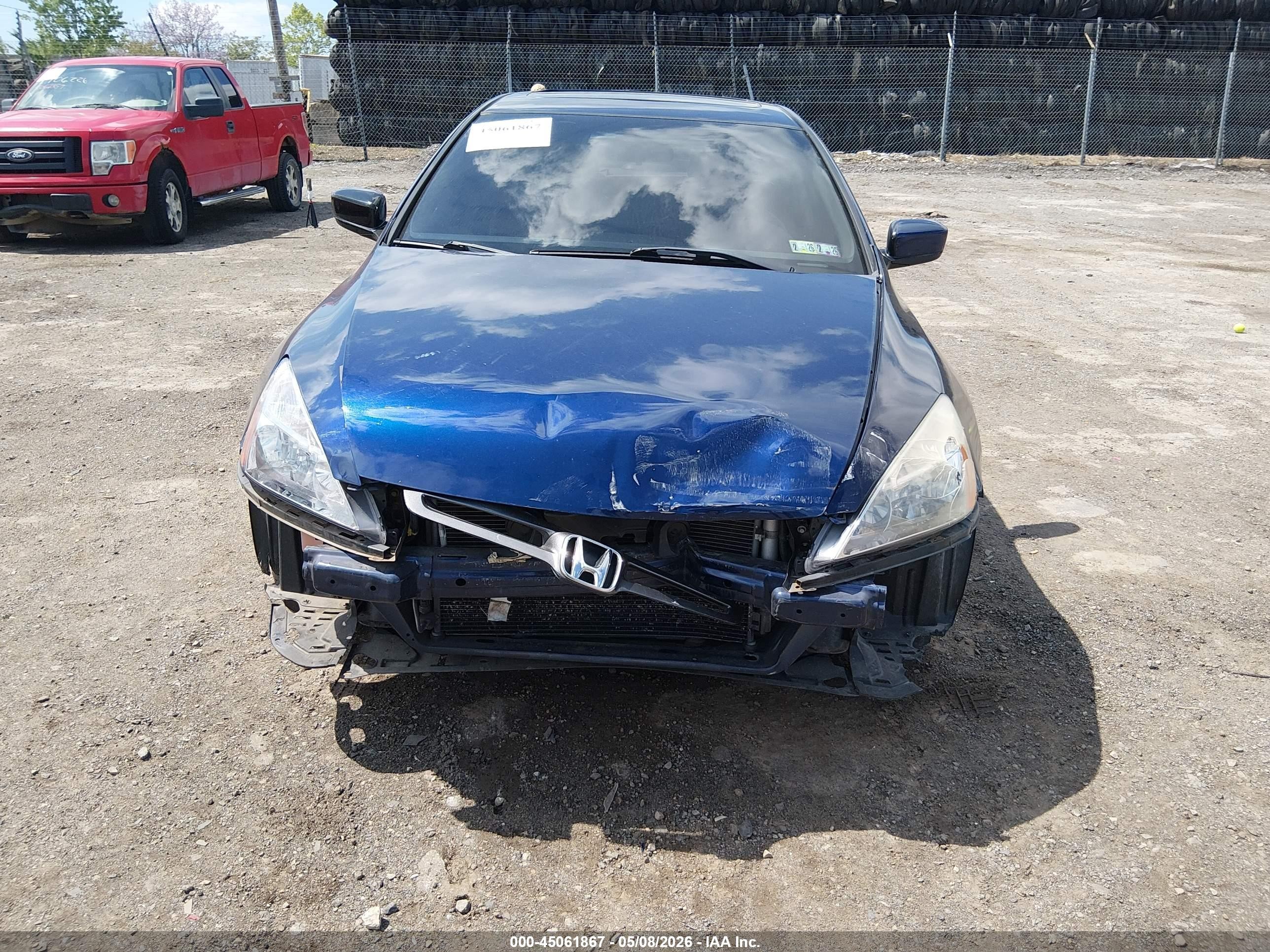 2003 Honda Accord 2.4 Ex Blue vin: 1HGCM56643A100399