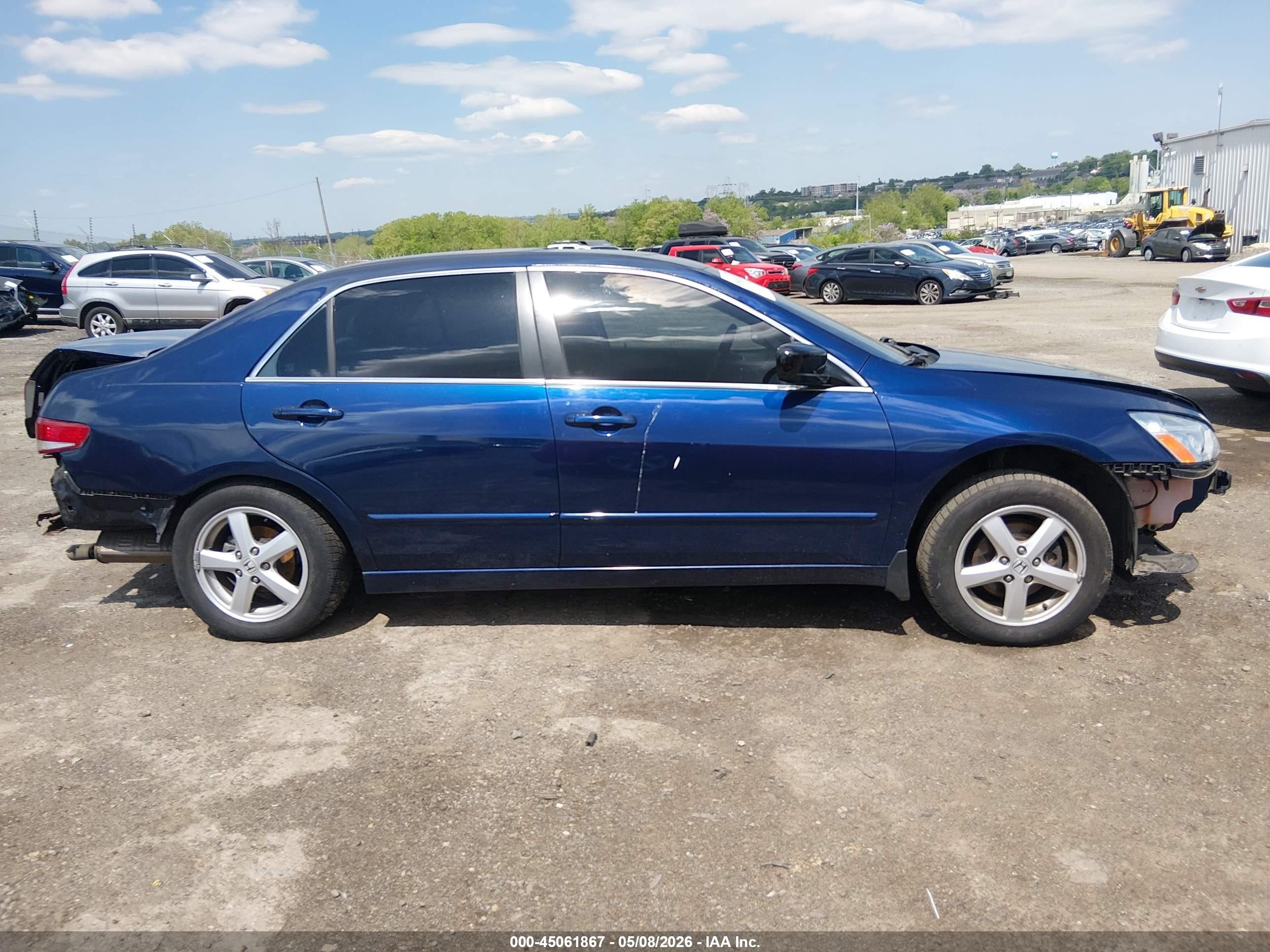 2003 Honda Accord 2.4 Ex Blue vin: 1HGCM56643A100399