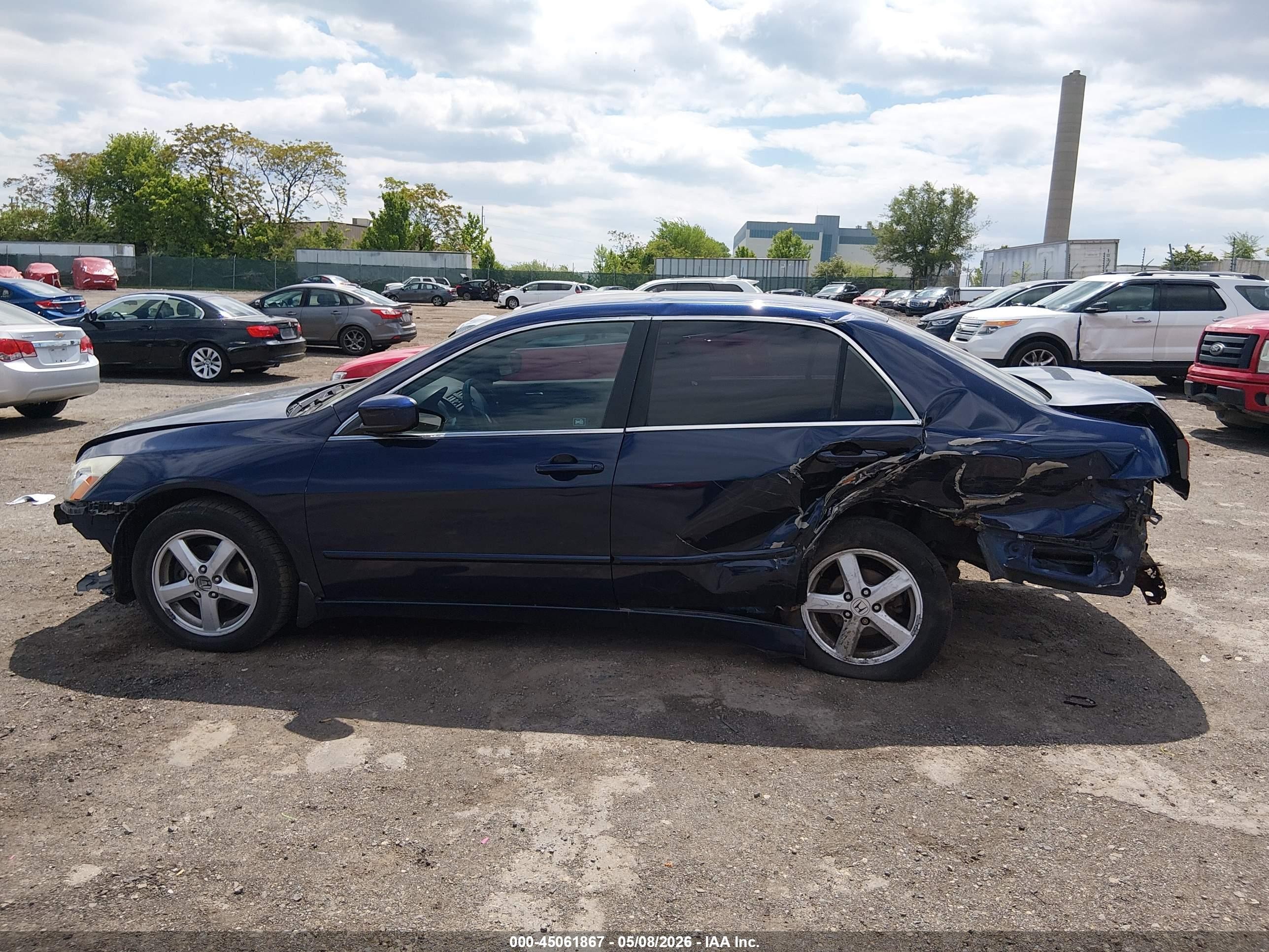 2003 Honda Accord 2.4 Ex Blue vin: 1HGCM56643A100399