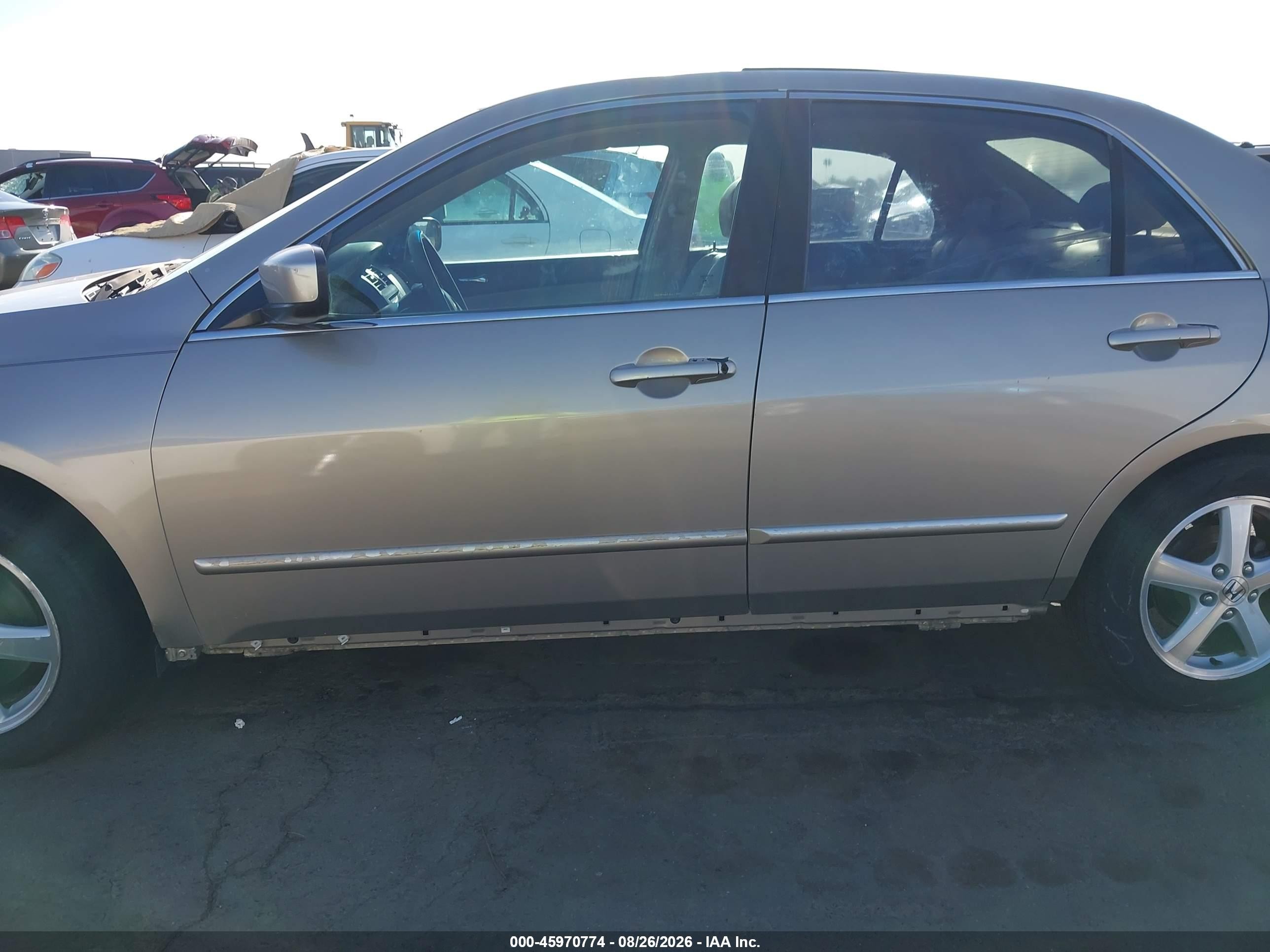 2003 Honda Accord 2.4 Ex Бежевый vin: 1HGCM56643A111001