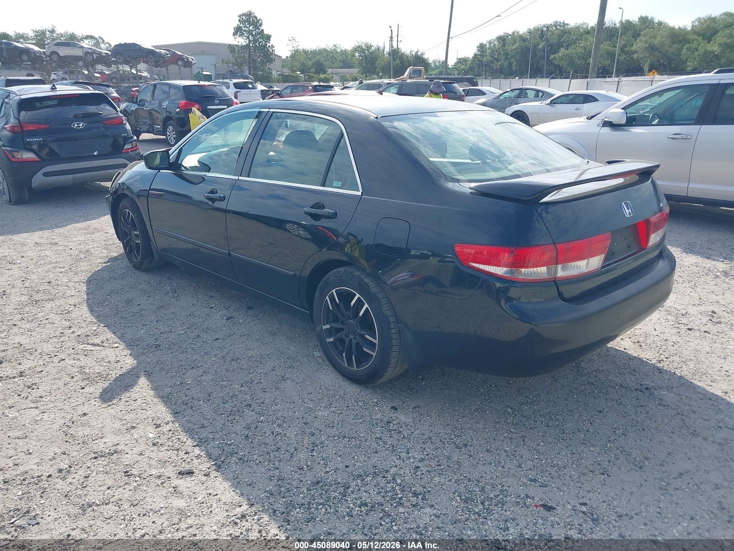 2004 Honda Accord 2.4 Ex Black vin: 1HGCM56644A012325