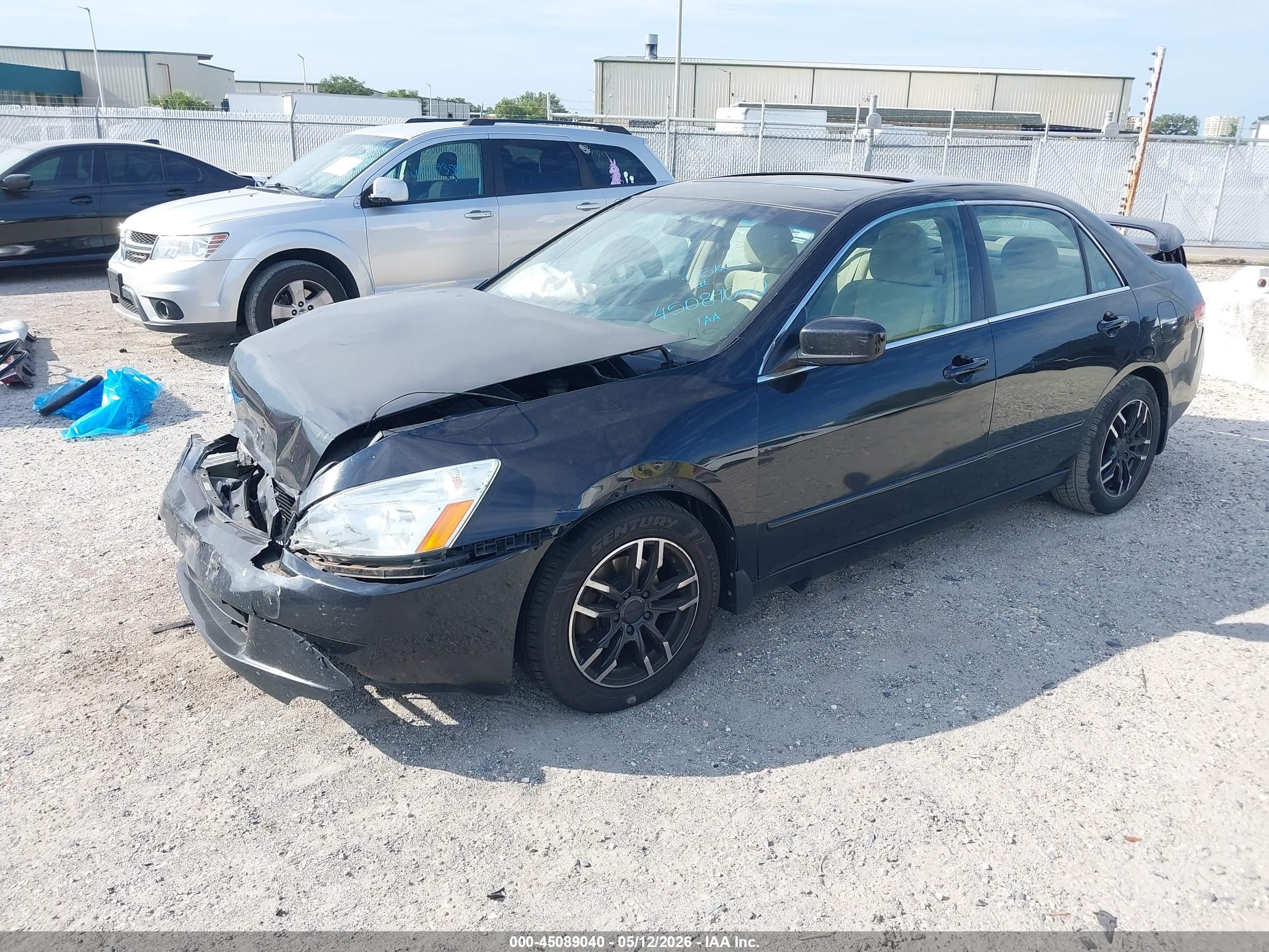 2004 Honda Accord 2.4 Ex Black vin: 1HGCM56644A012325