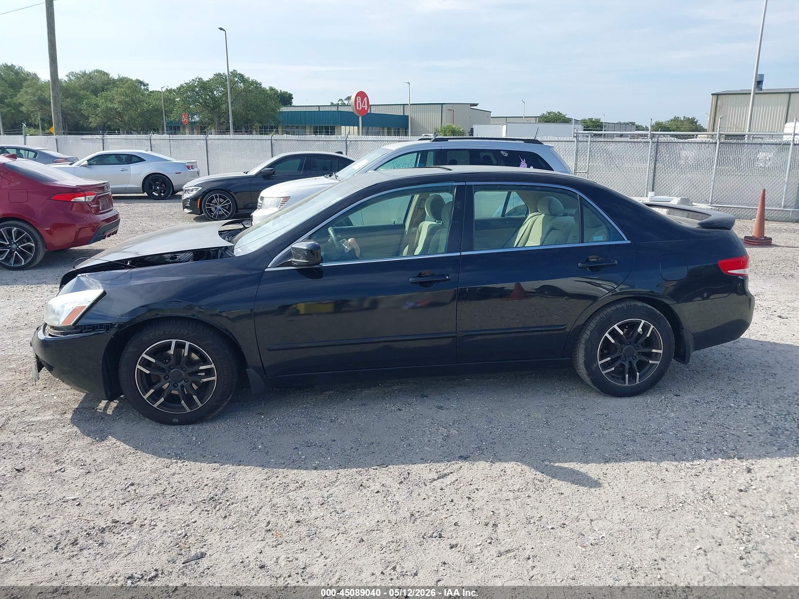 2004 Honda Accord 2.4 Ex Black vin: 1HGCM56644A012325