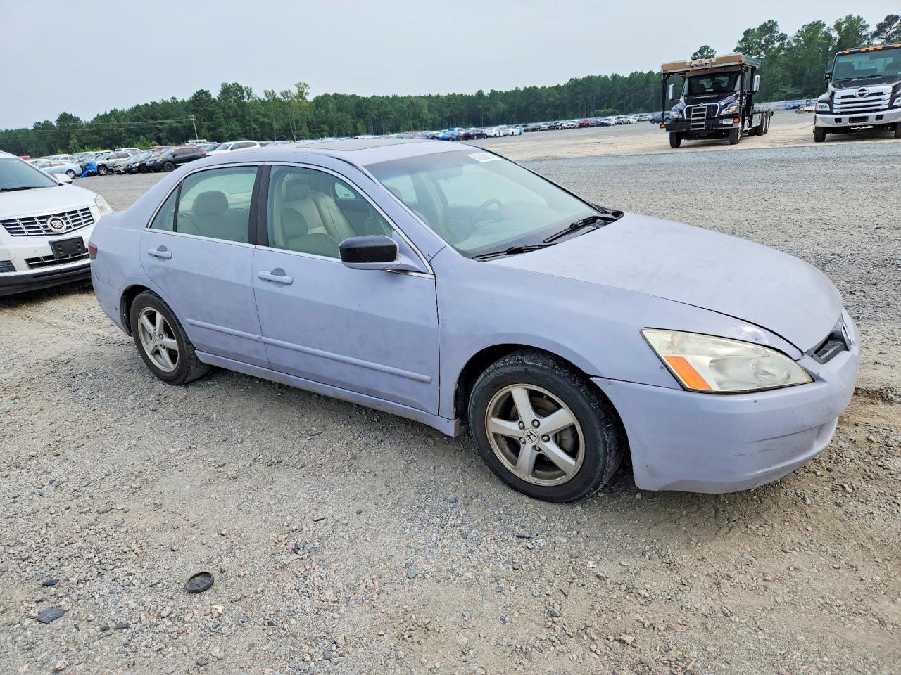 2003 Honda Accord Ex Gray vin: 1HGCM56653A013238
