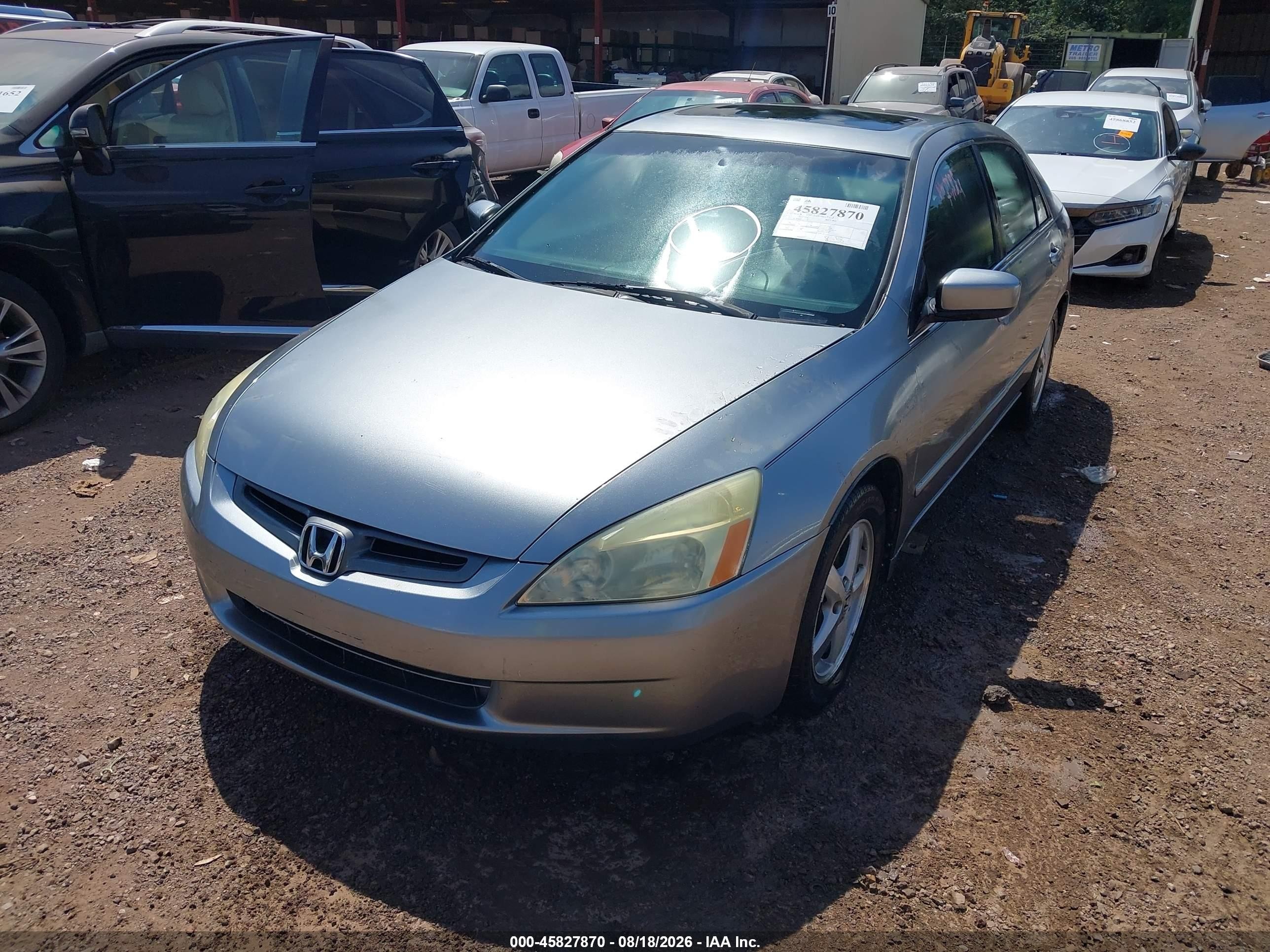 2003 Honda Accord 2.4 Ex Green vin: 1HGCM56653A029617