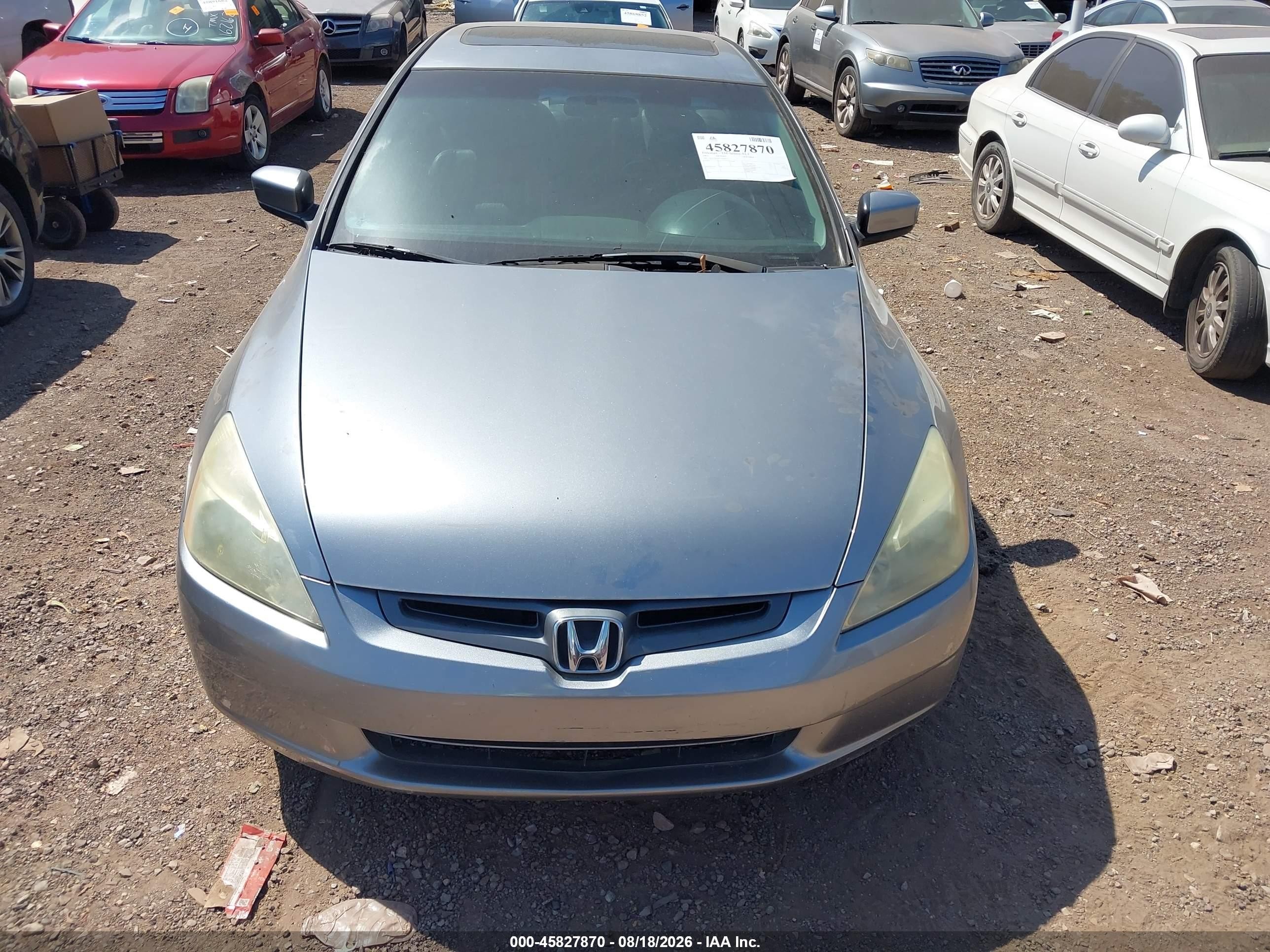 2003 Honda Accord 2.4 Ex Green vin: 1HGCM56653A029617