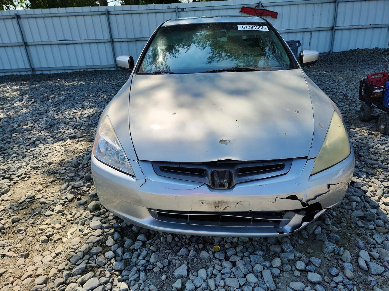 2003 Honda Accord Silver vin: 1HGCM56653A054758