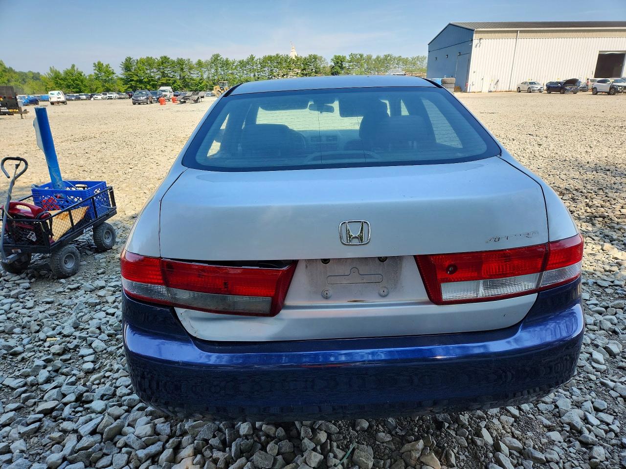 2003 Honda Accord Silver vin: 1HGCM56653A054758
