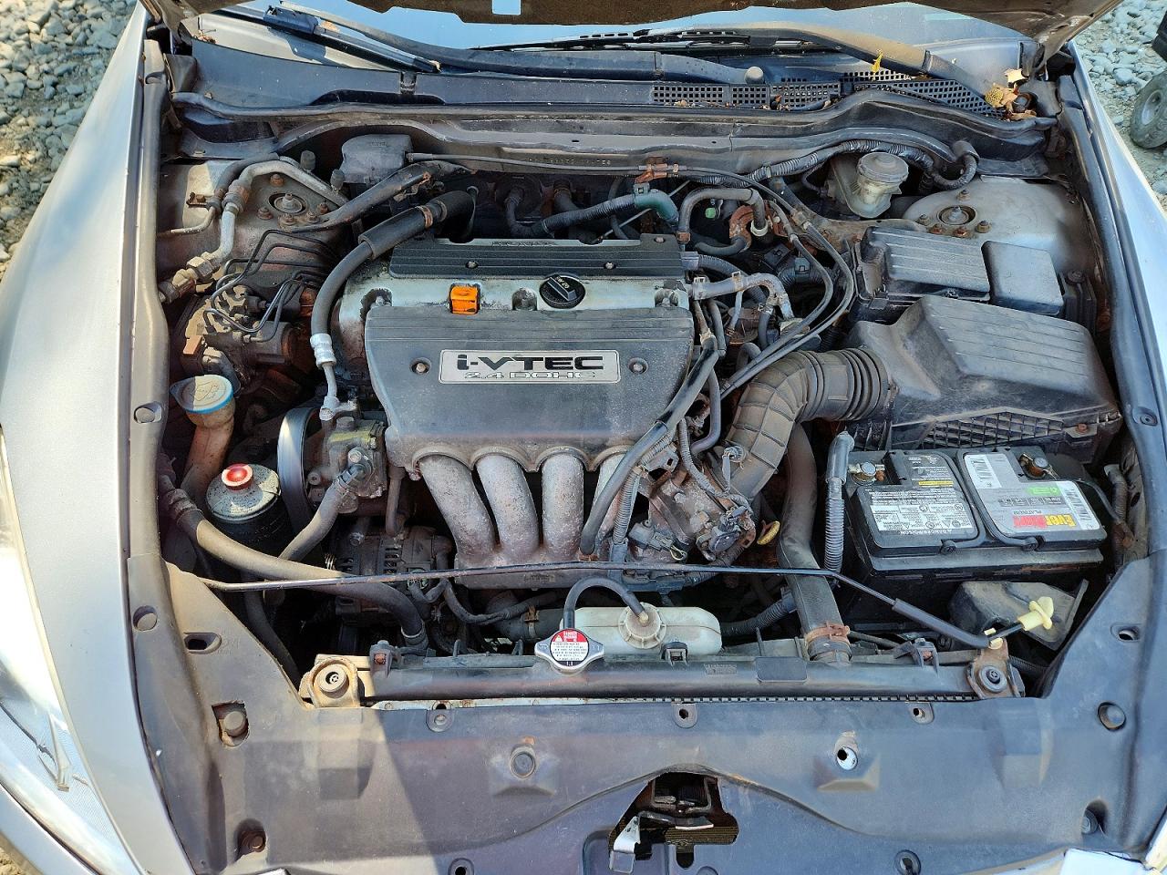 2003 Honda Accord Silver vin: 1HGCM56653A054758
