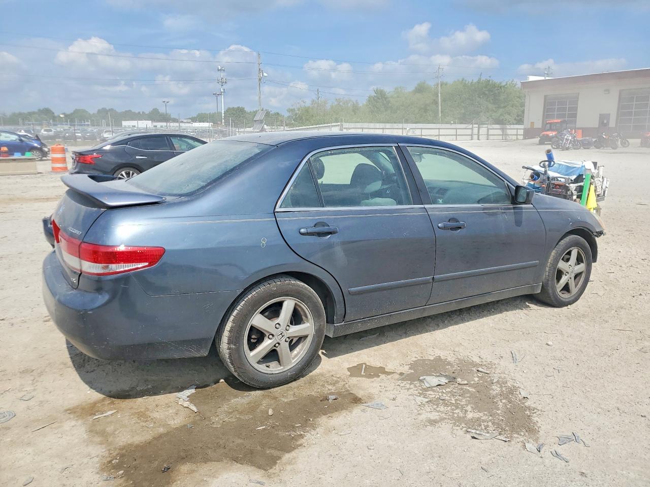 2003 Honda Accord Ex Blue vin: 1HGCM56653A063122