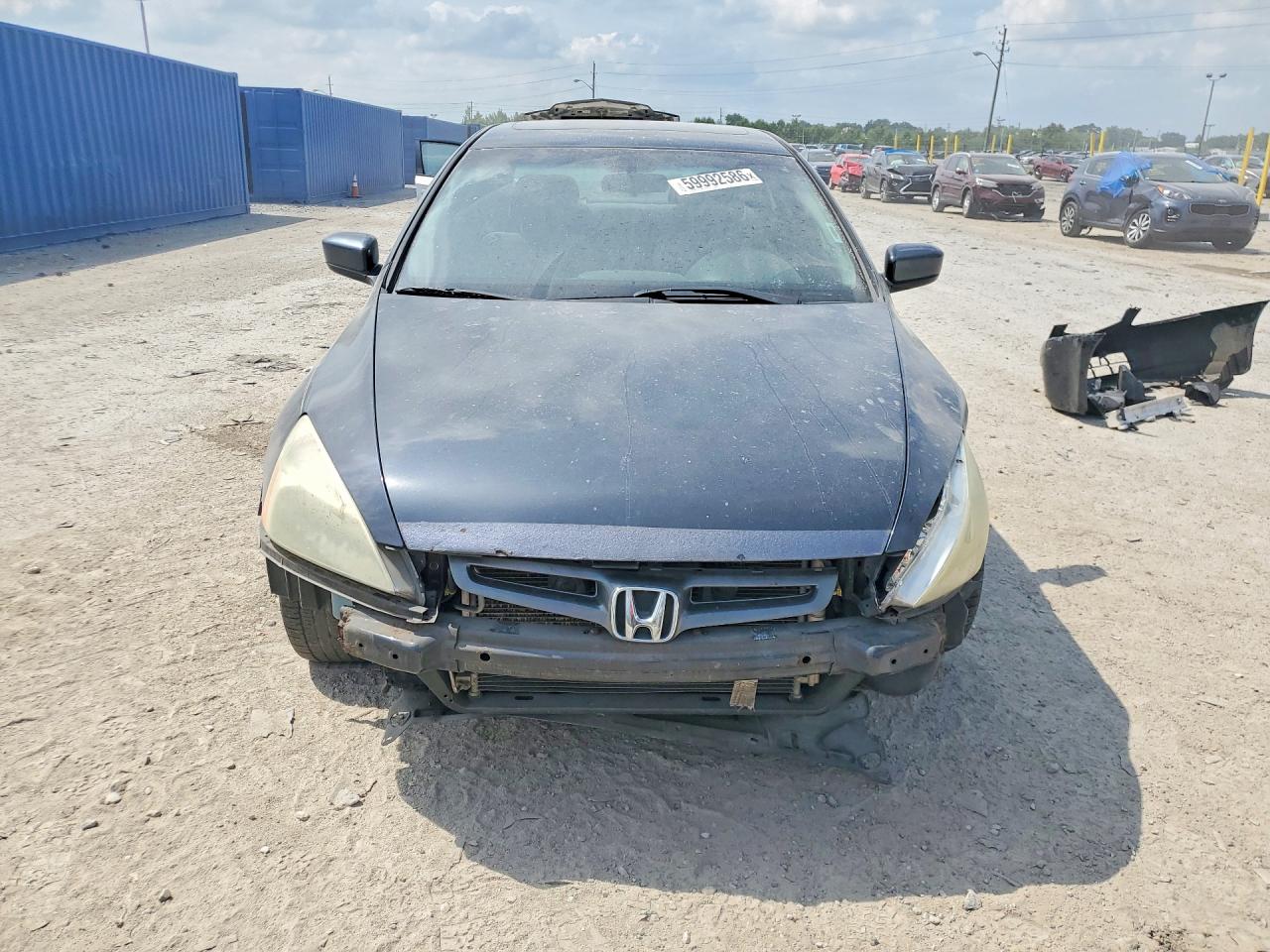 2003 Honda Accord Ex Blue vin: 1HGCM56653A063122