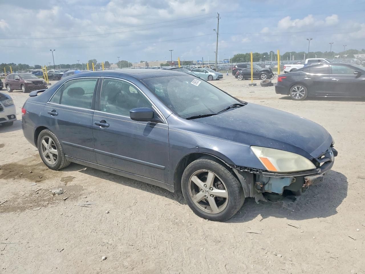 2003 Honda Accord Ex Blue vin: 1HGCM56653A063122