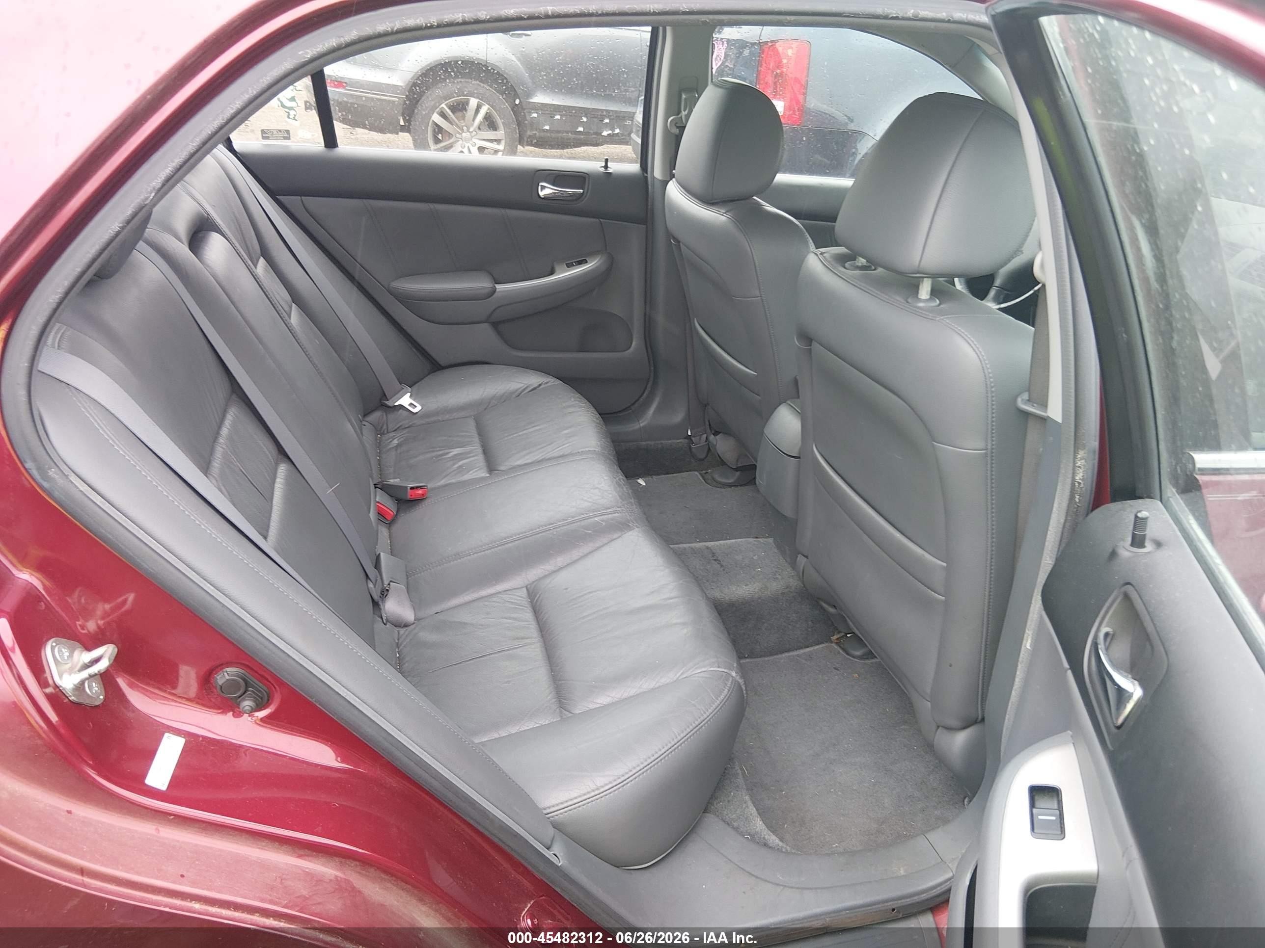 2003 Honda Accord Sdn Ex Red vin: 1HGCM56653A135047