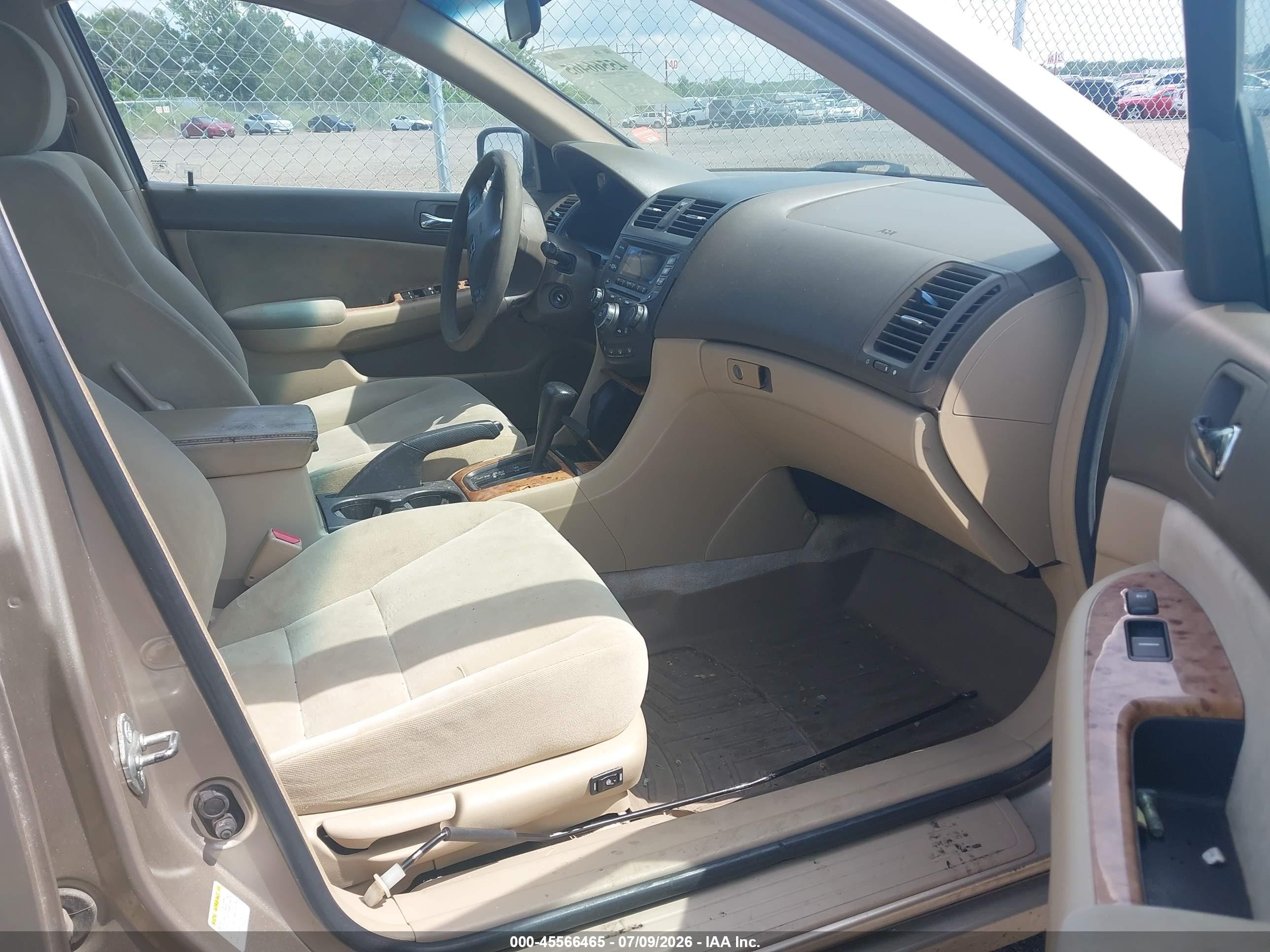 2004 Honda Accord 2.4 Ex Tan vin: 1HGCM56654A121733