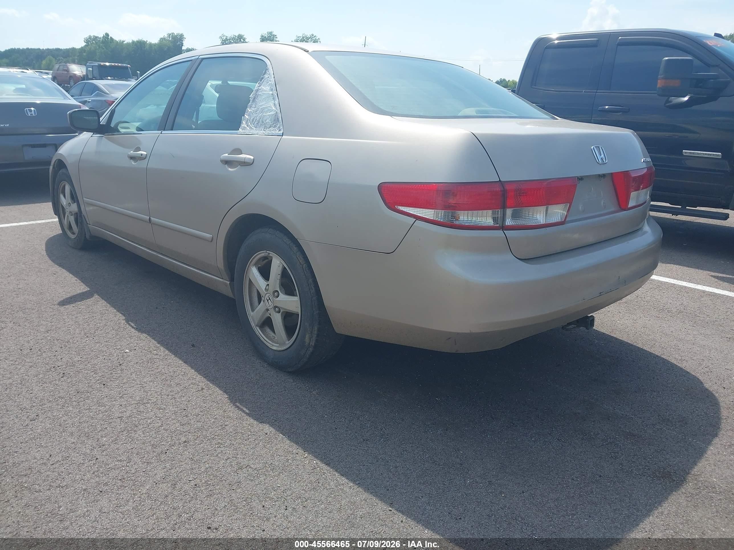 2004 Honda Accord 2.4 Ex Tan vin: 1HGCM56654A121733