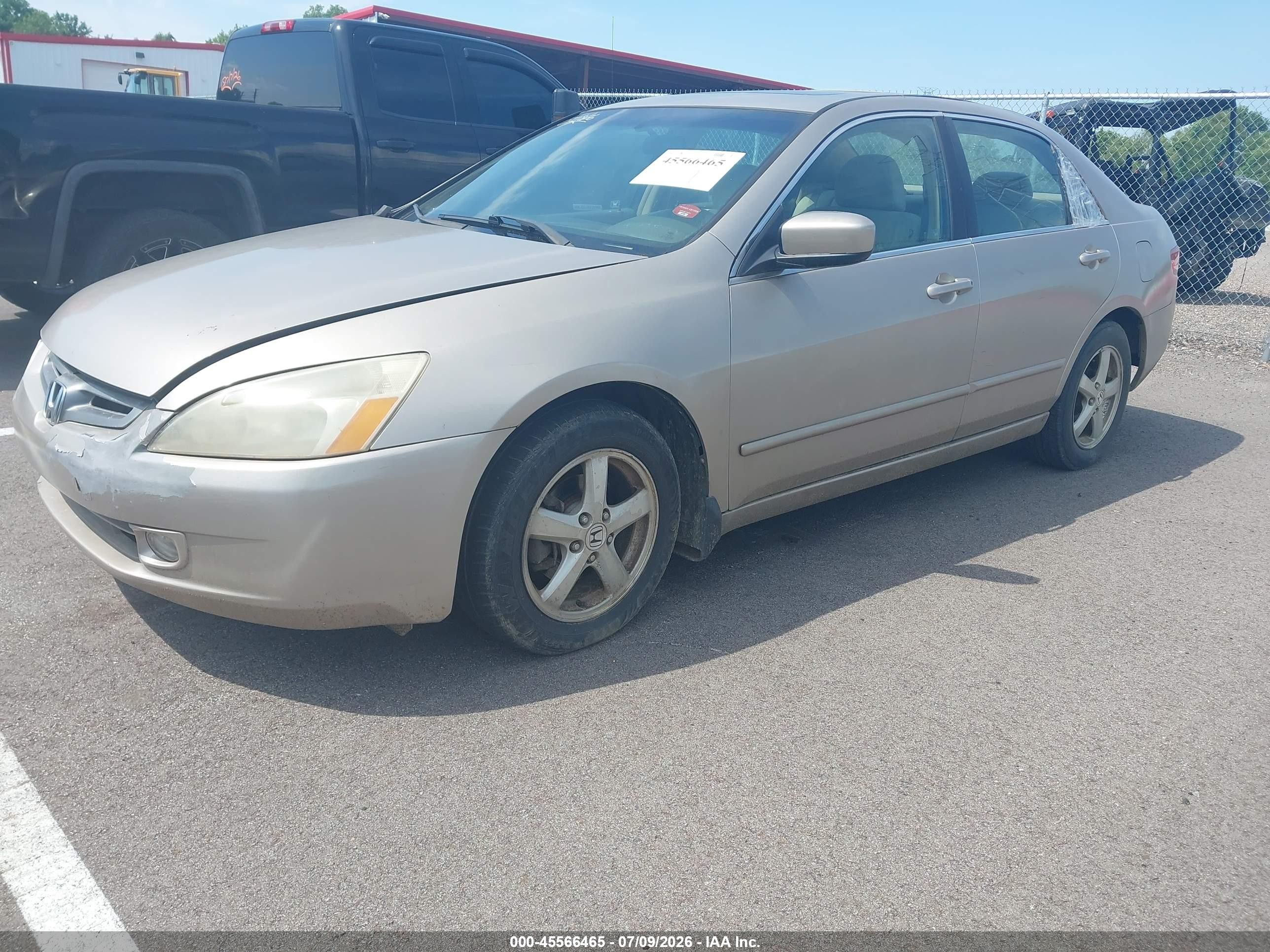 2004 Honda Accord 2.4 Ex Tan vin: 1HGCM56654A121733