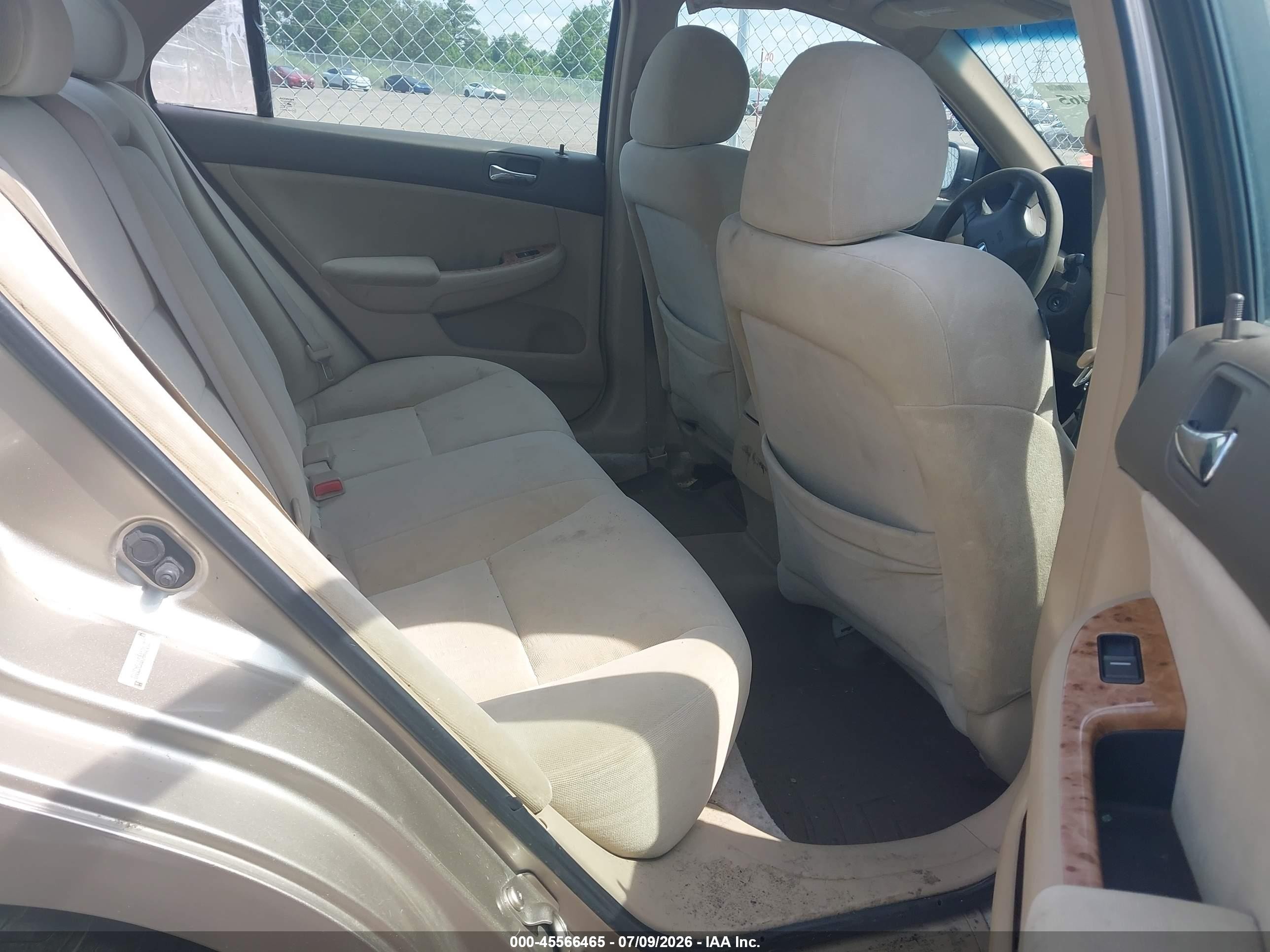 2004 Honda Accord 2.4 Ex Tan vin: 1HGCM56654A121733