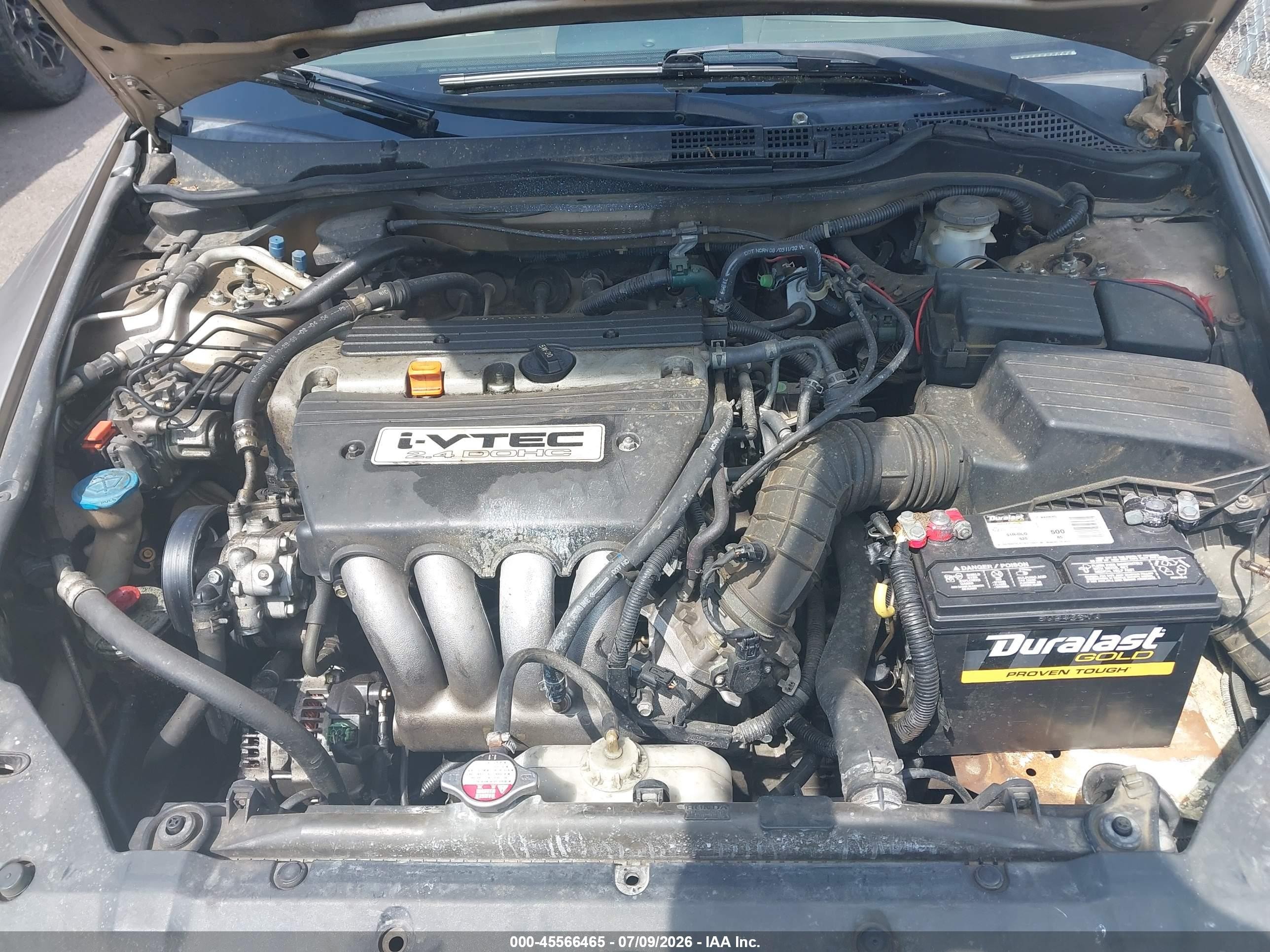 2004 Honda Accord 2.4 Ex Tan vin: 1HGCM56654A121733