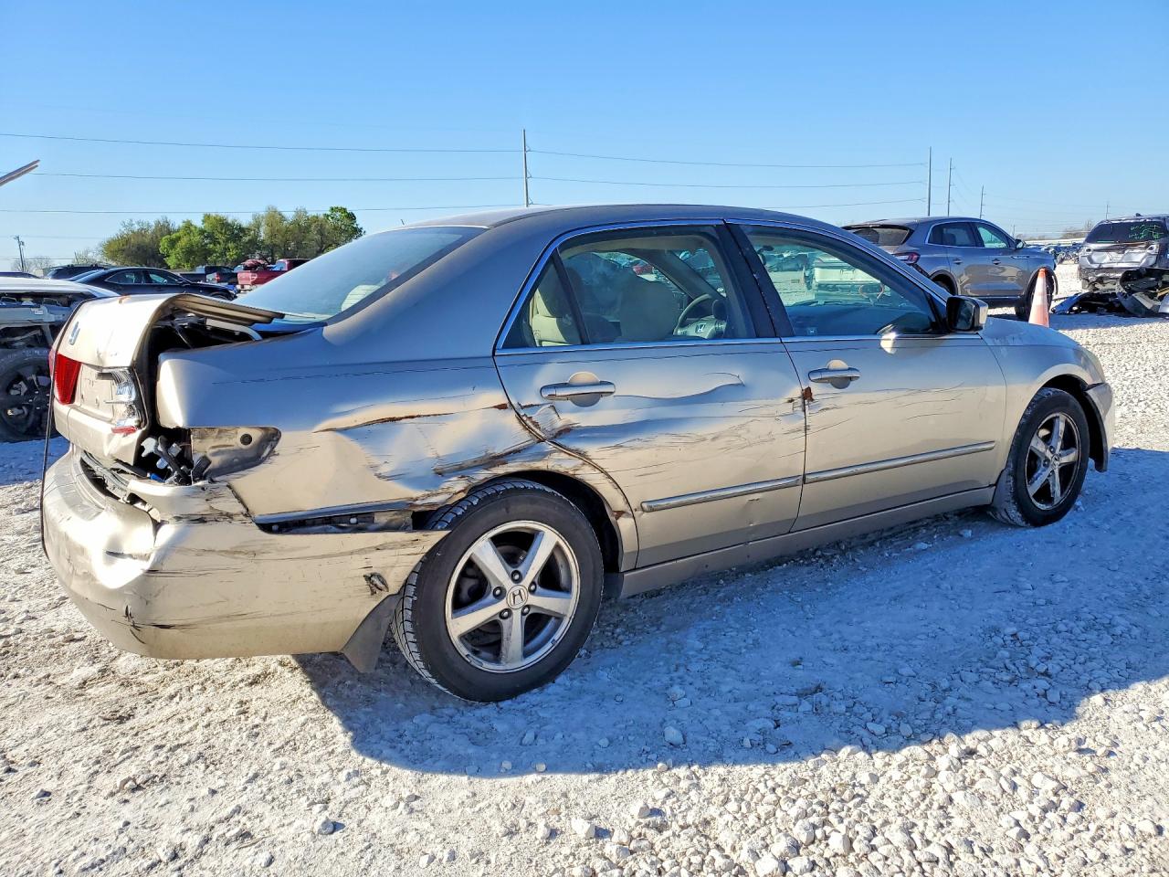 2004 Honda Accord Ex Tan vin: 1HGCM56654A157485
