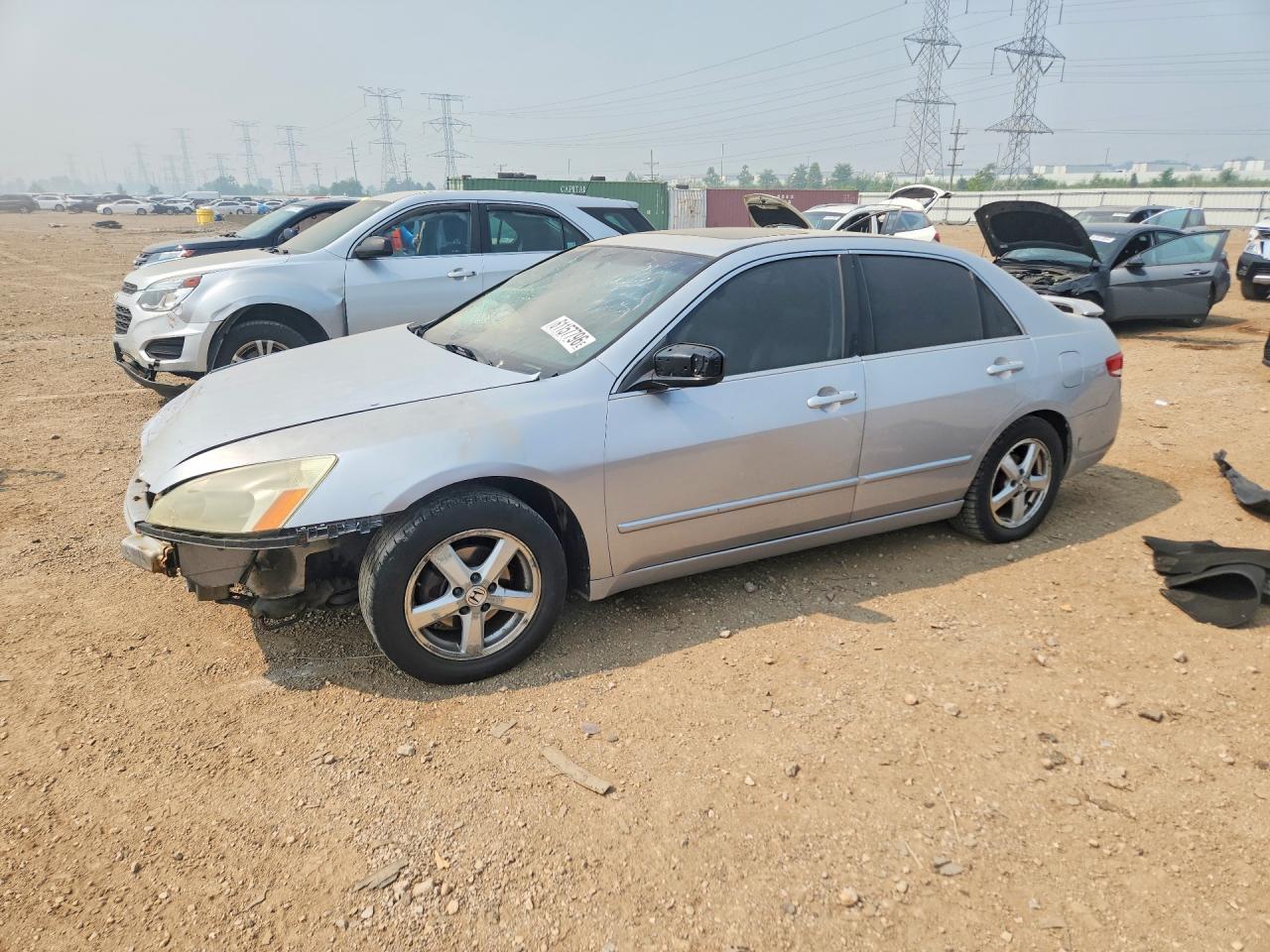 2003 Honda Accord Ex Silver vin: 1HGCM56663A007335