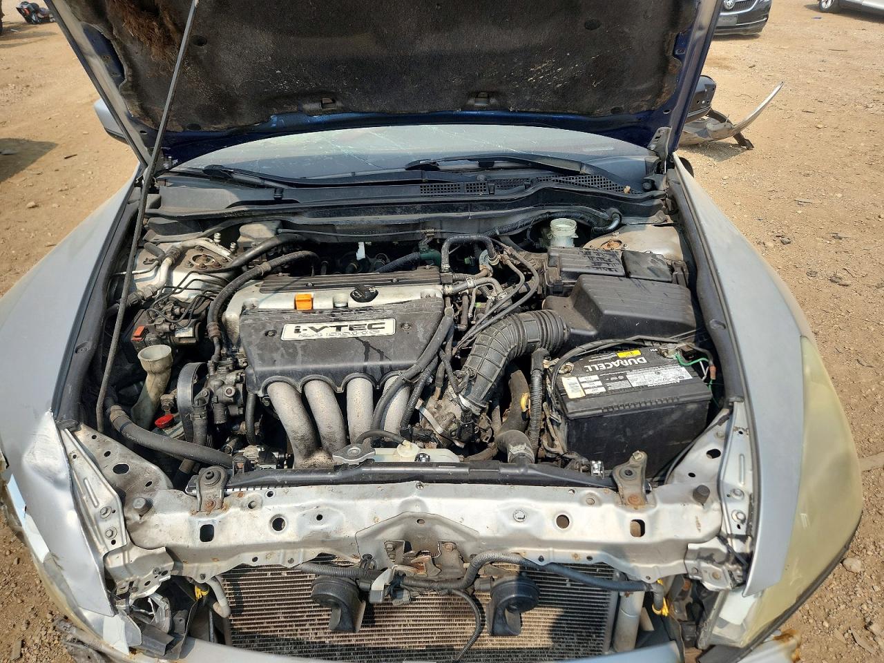 2003 Honda Accord Ex Silver vin: 1HGCM56663A007335