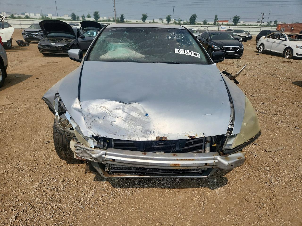 2003 Honda Accord Ex Silver vin: 1HGCM56663A007335