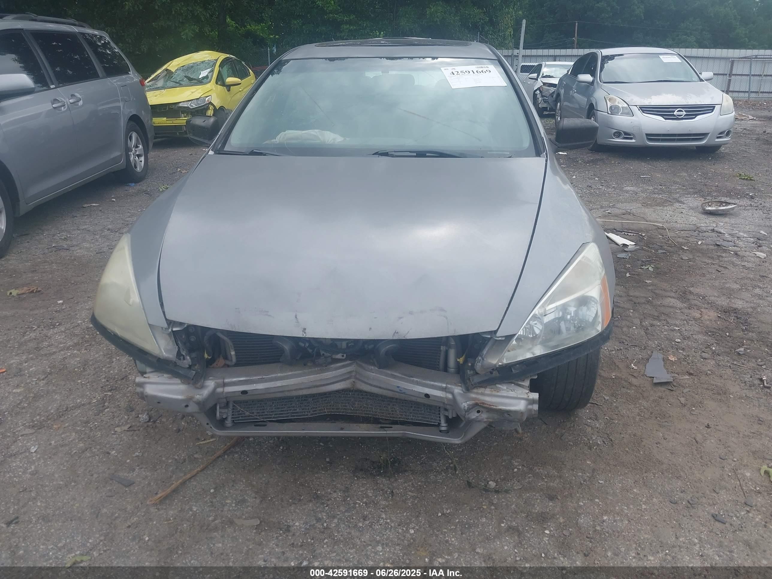 2003 Honda Accord 2.4 Ex Silver vin: 1HGCM56663A009196