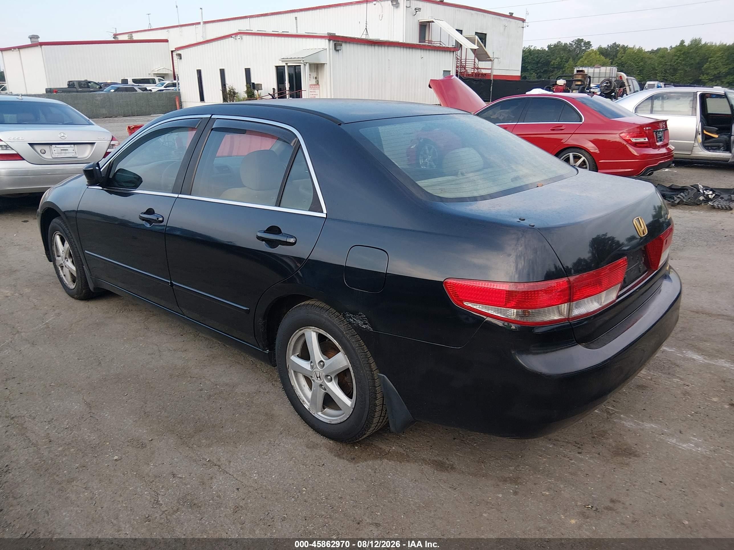 2003 Honda Accord 2.4 Ex Black vin: 1HGCM56663A062805