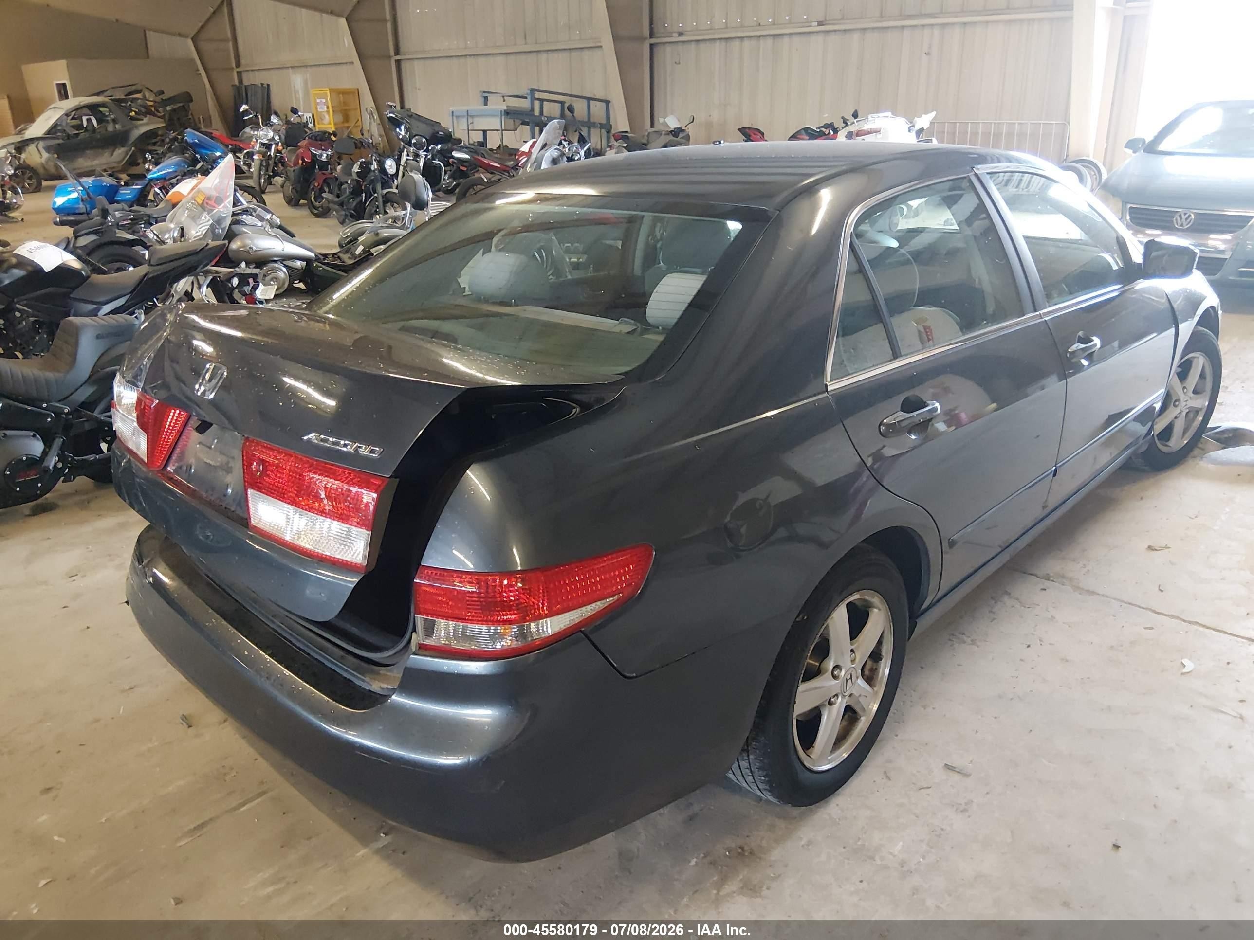 2003 Honda Accord Sdn Ex Gray vin: 1HGCM56663A065378