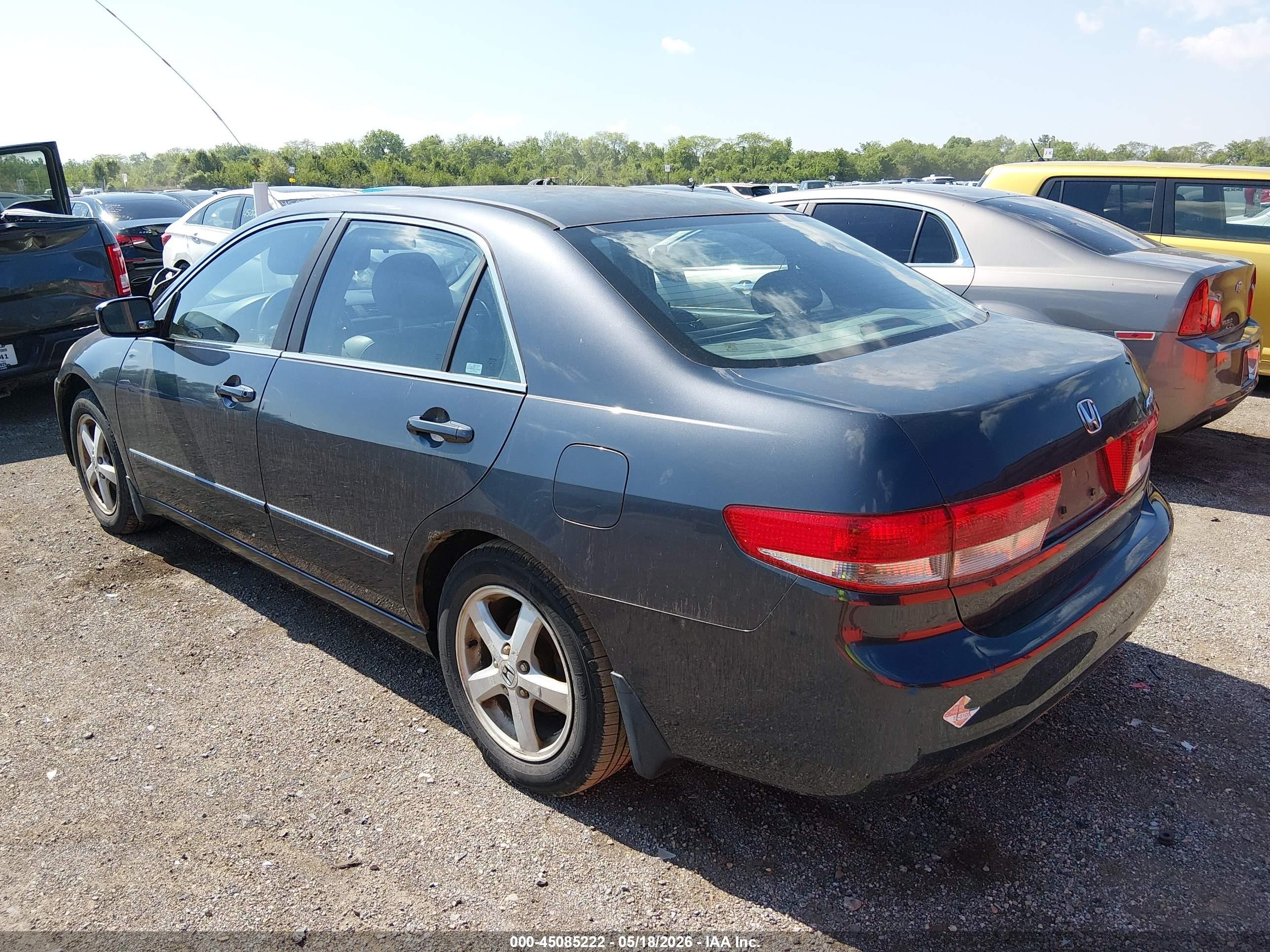 2003 Honda Accord 2.4 Ex Gray vin: 1HGCM56663A072766