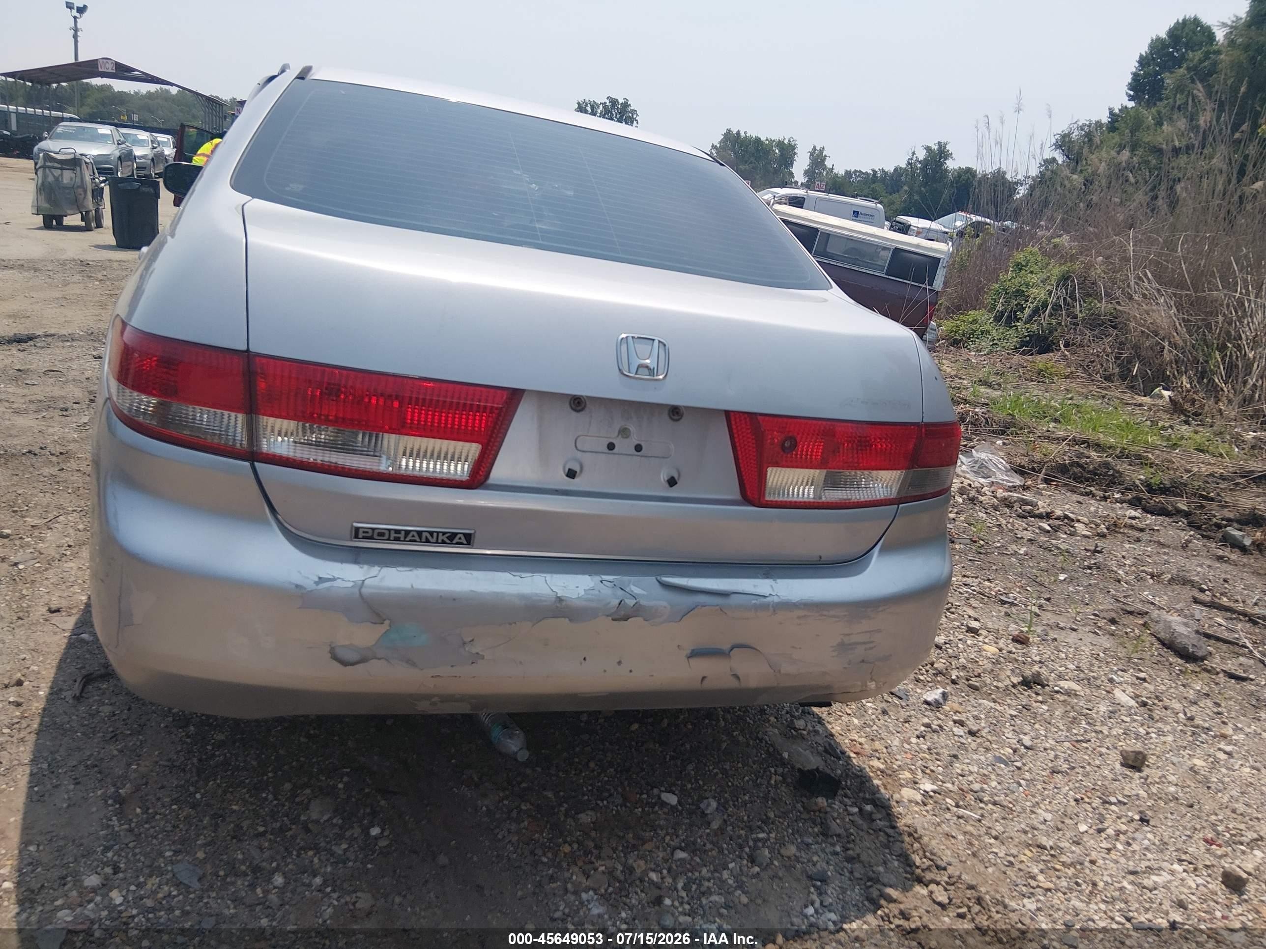 2003 Honda Accord Sdn Ex Silver vin: 1HGCM56663A077157