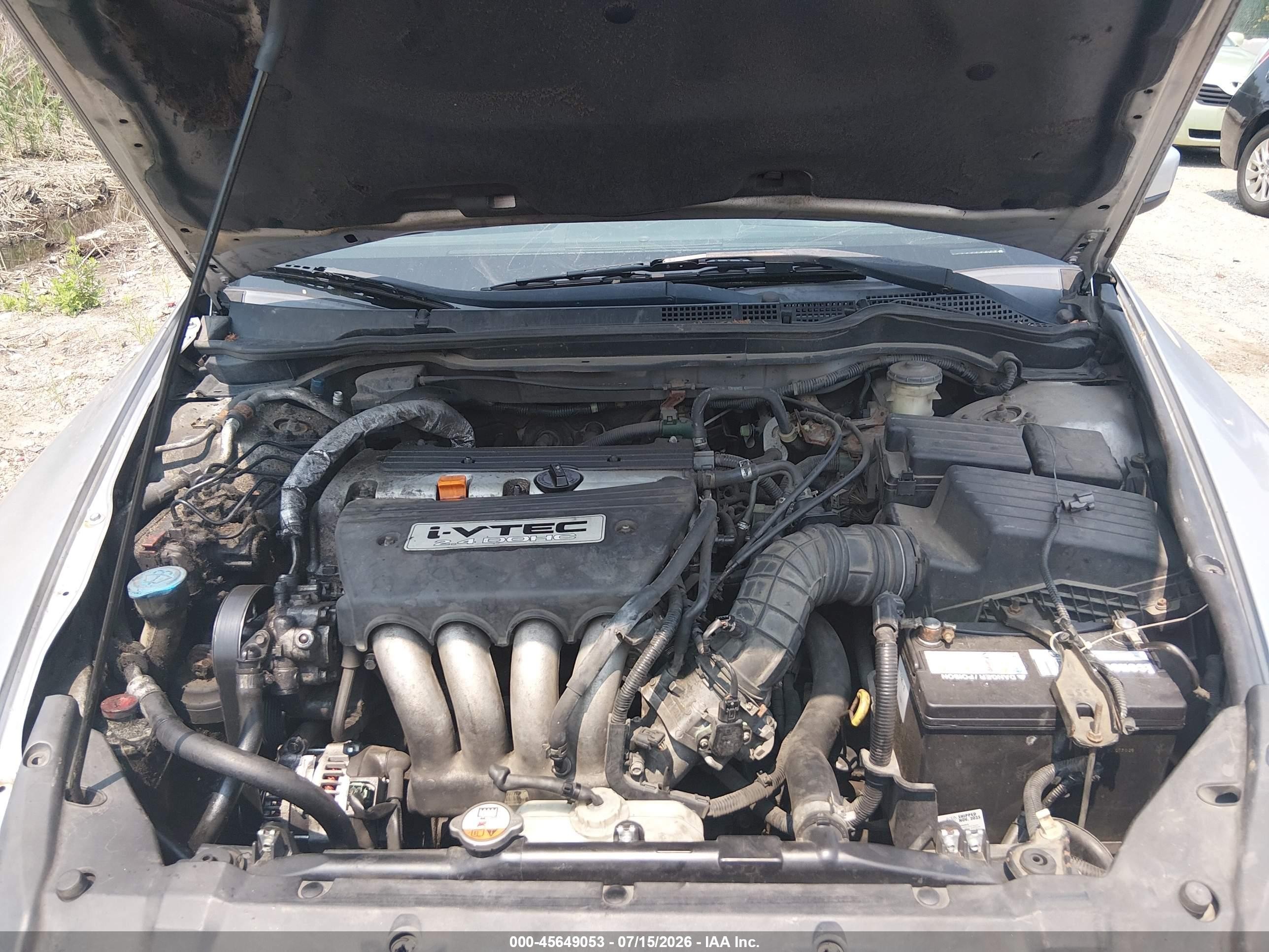 2003 Honda Accord Sdn Ex Silver vin: 1HGCM56663A077157