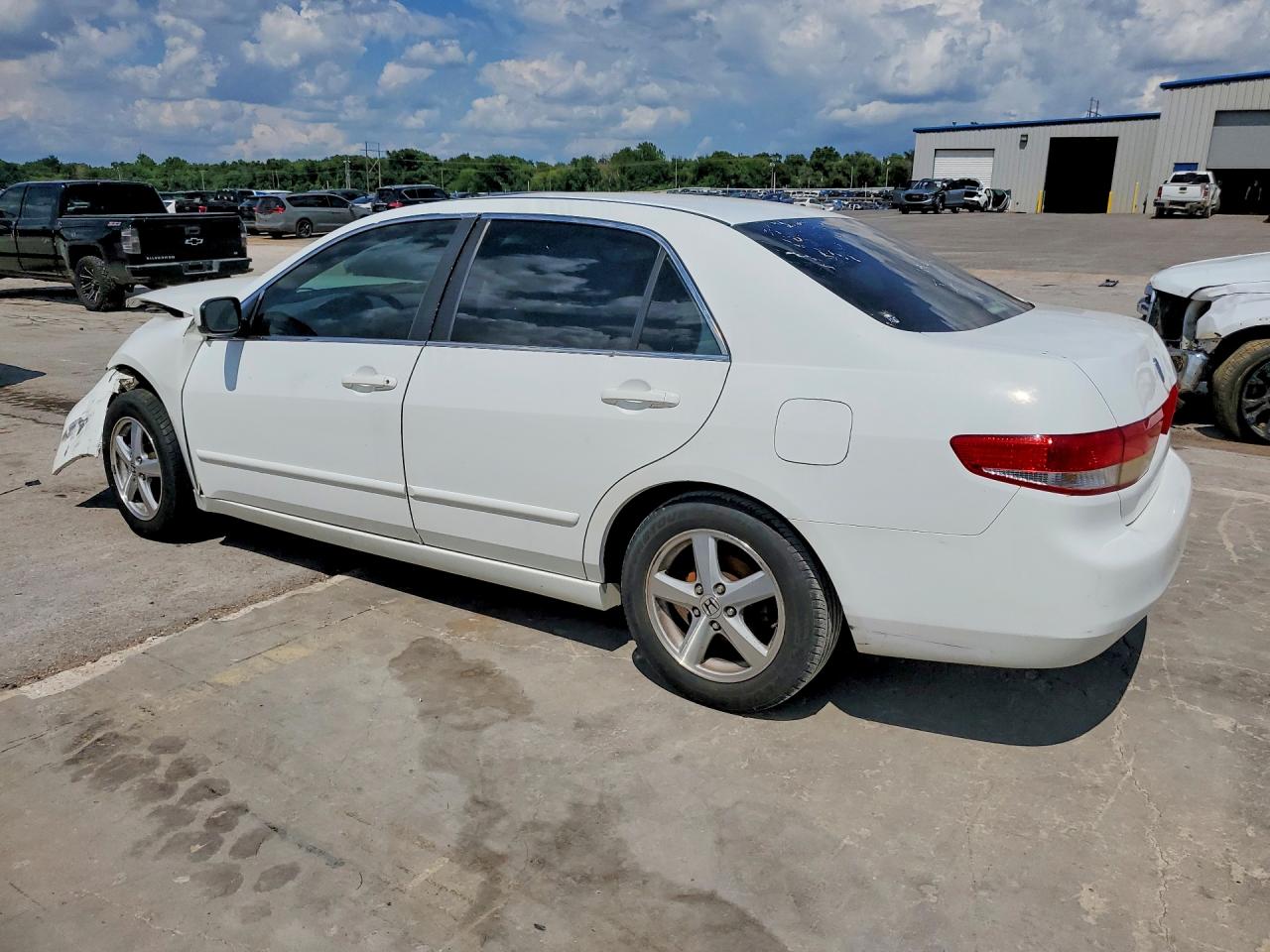 2004 Honda Accord Ex White vin: 1HGCM56664A141893