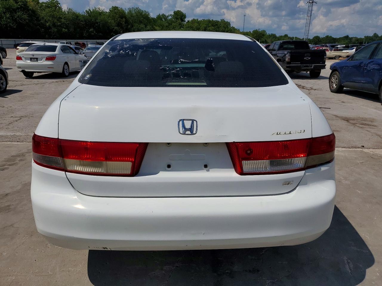 2004 Honda Accord Ex White vin: 1HGCM56664A141893