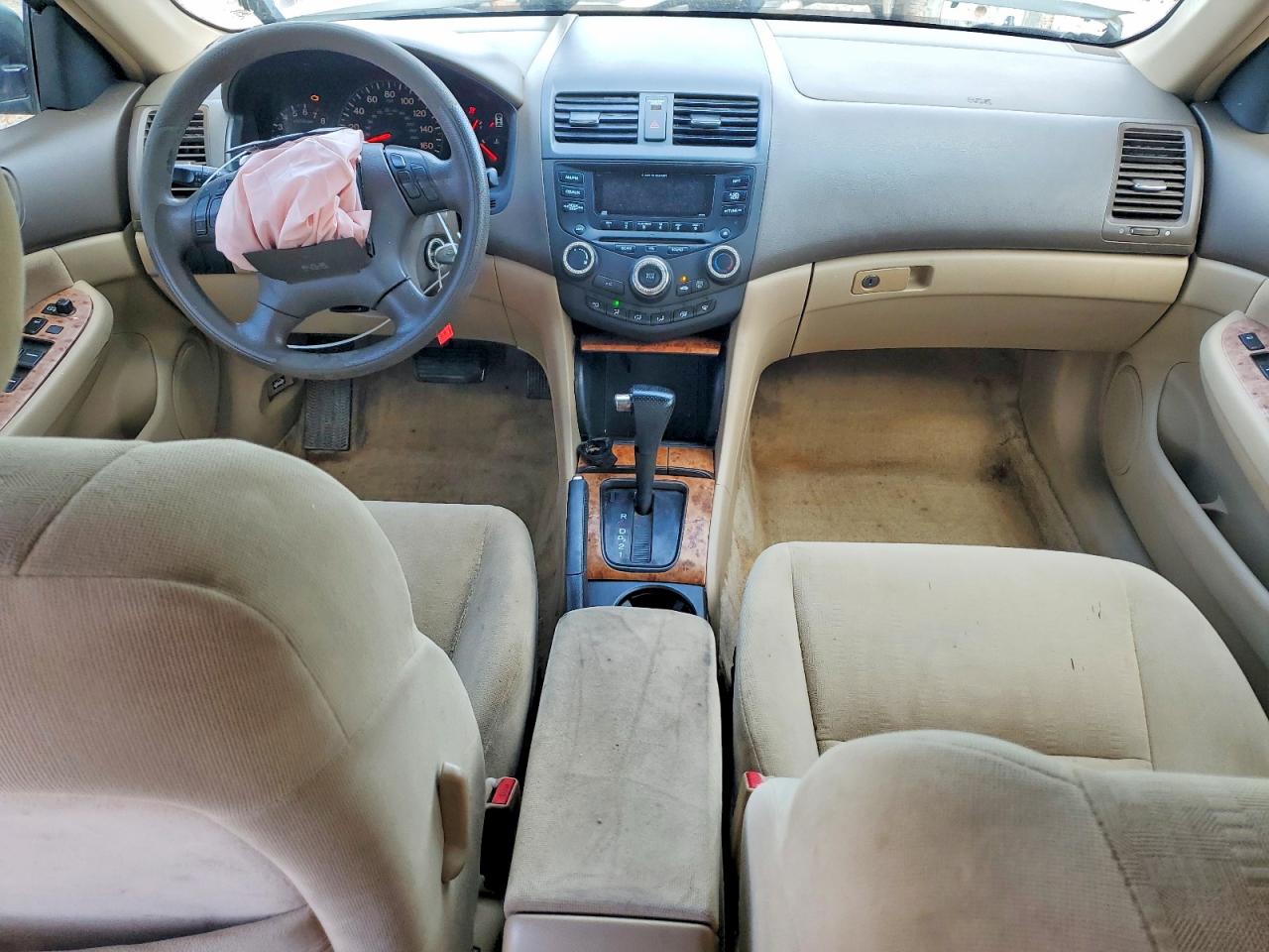 2004 Honda Accord Ex White vin: 1HGCM56664A141893