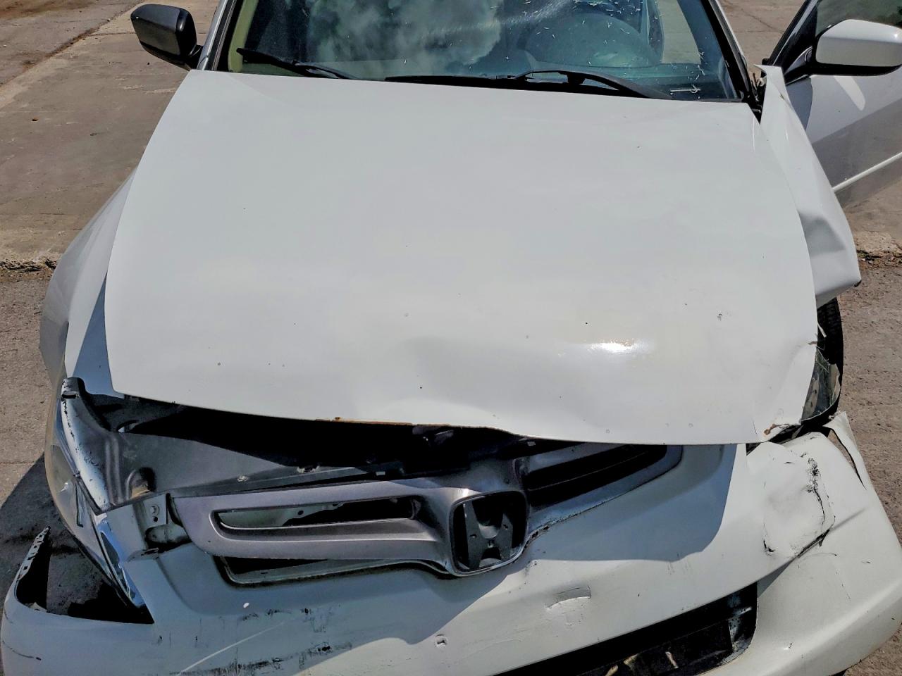 2004 Honda Accord Ex White vin: 1HGCM56664A141893