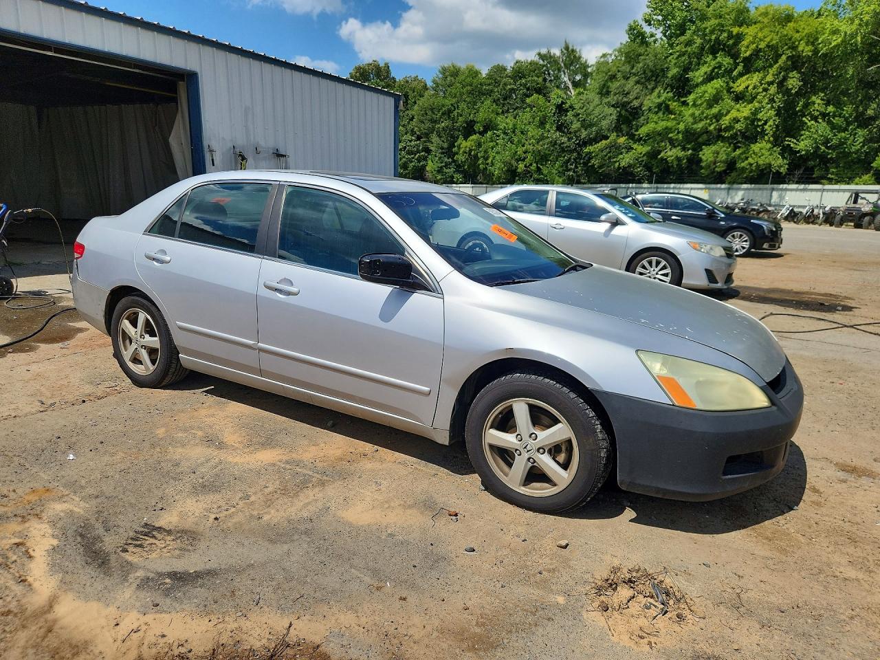 2004 Honda Accord Ex Silver vin: 1HGCM56664A146558