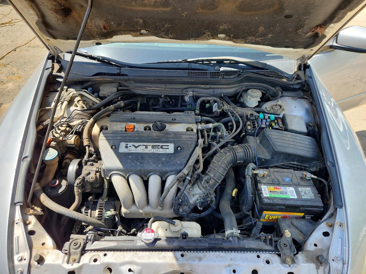 2004 Honda Accord Ex Silver vin: 1HGCM56664A146558