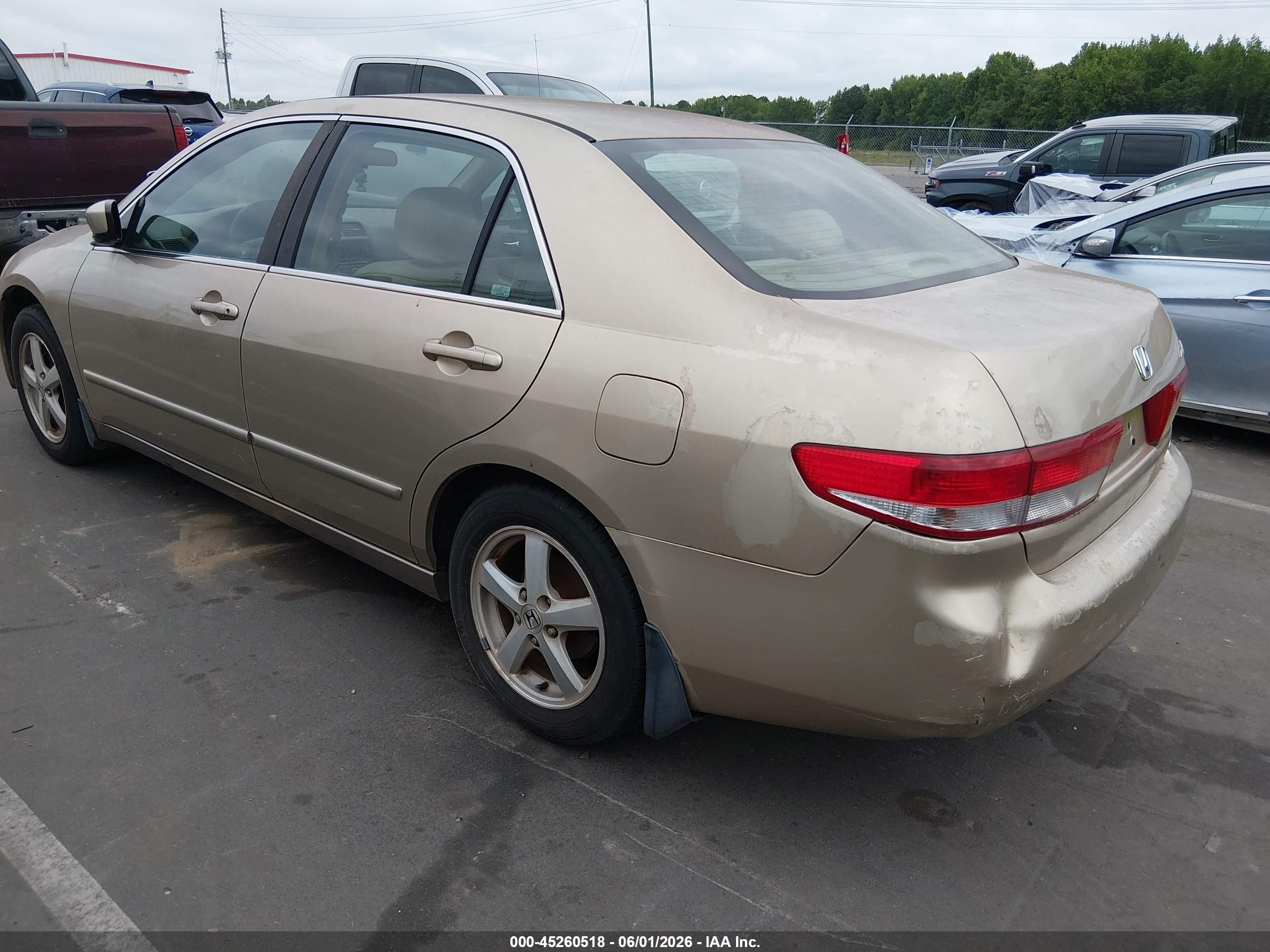2004 Honda Accord 2.4 Ex Желто-коричневый vin: 1HGCM56664A147936