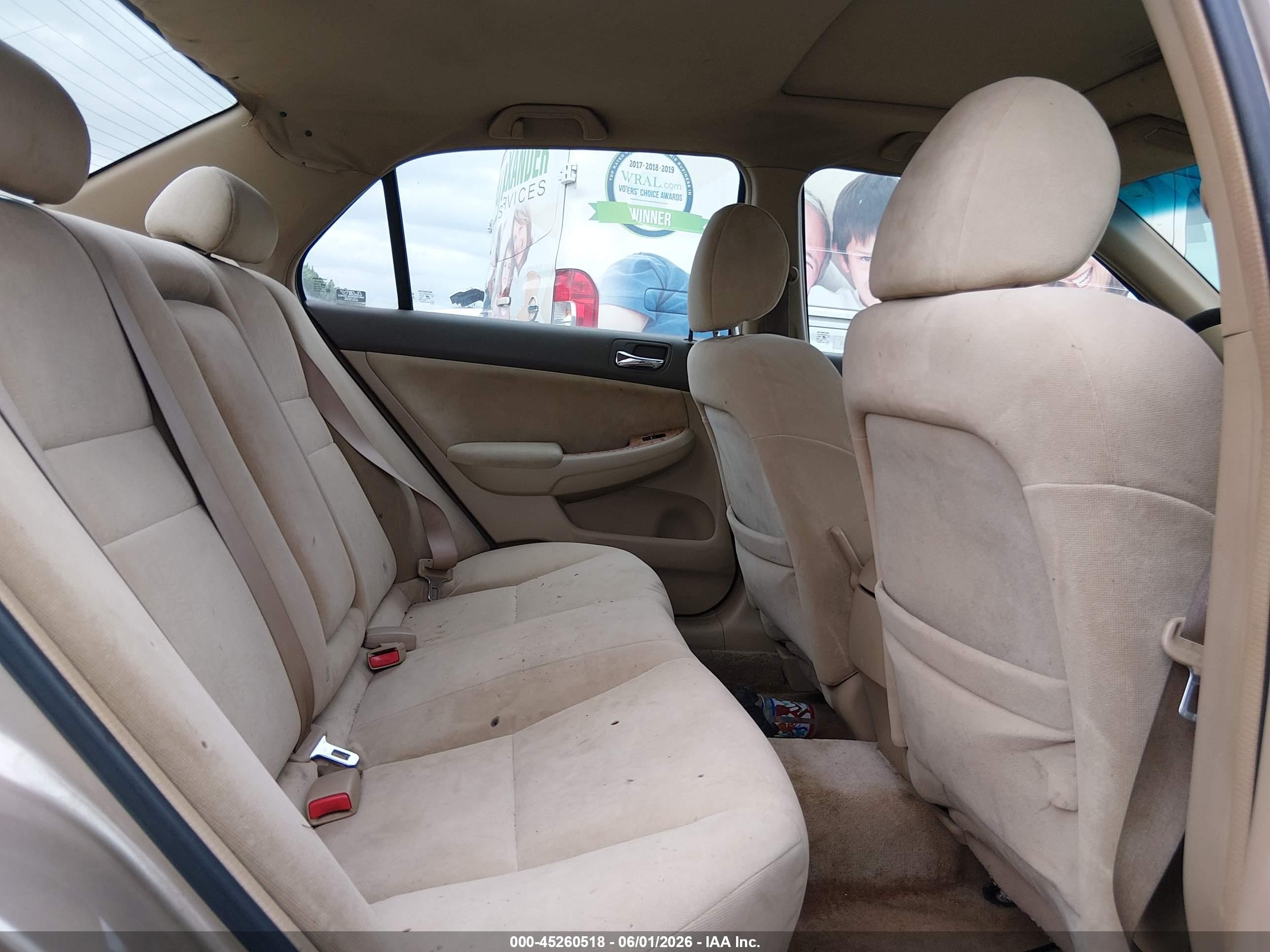 2004 Honda Accord 2.4 Ex Желто-коричневый vin: 1HGCM56664A147936