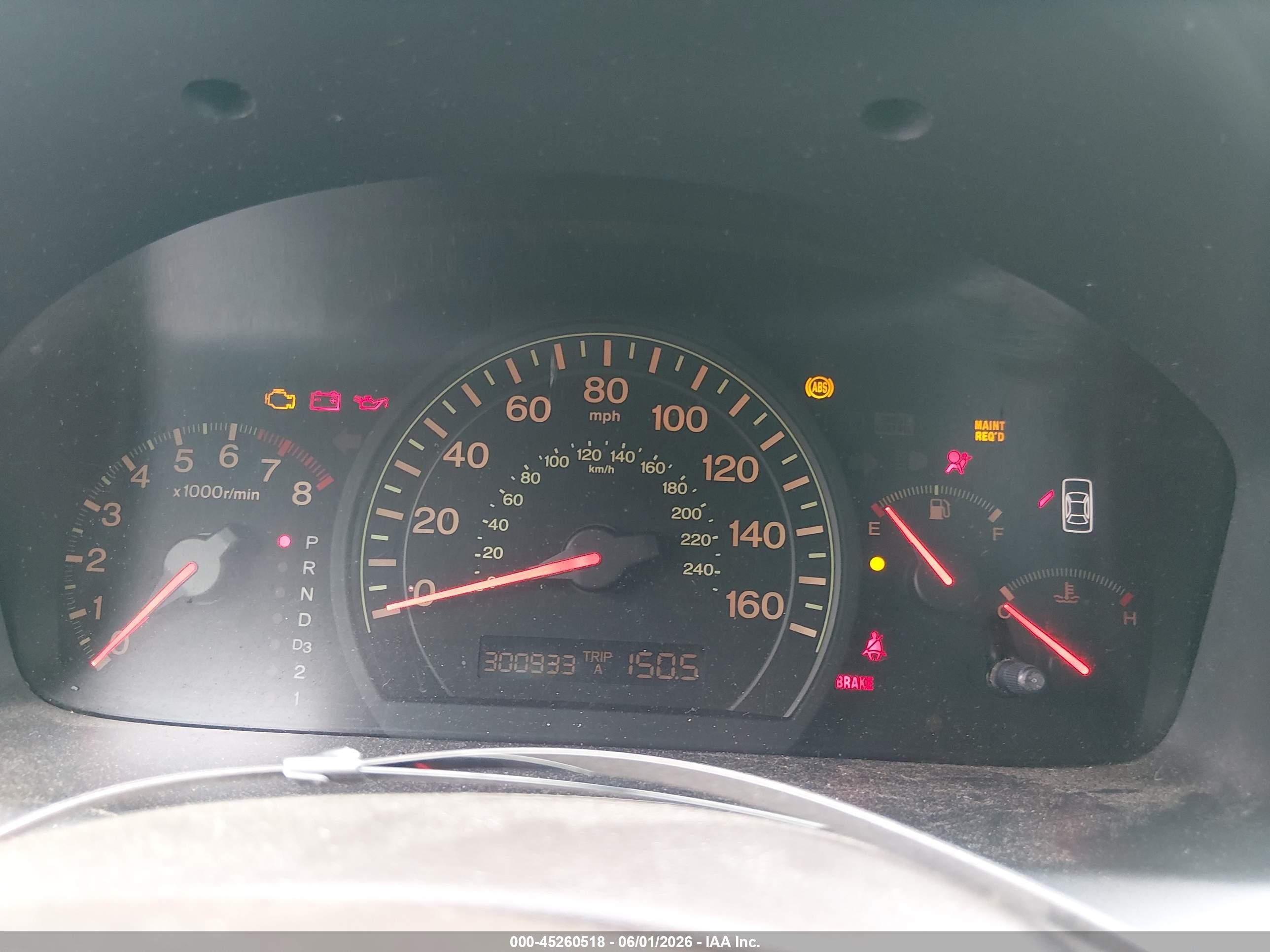 2004 Honda Accord 2.4 Ex Желто-коричневый vin: 1HGCM56664A147936