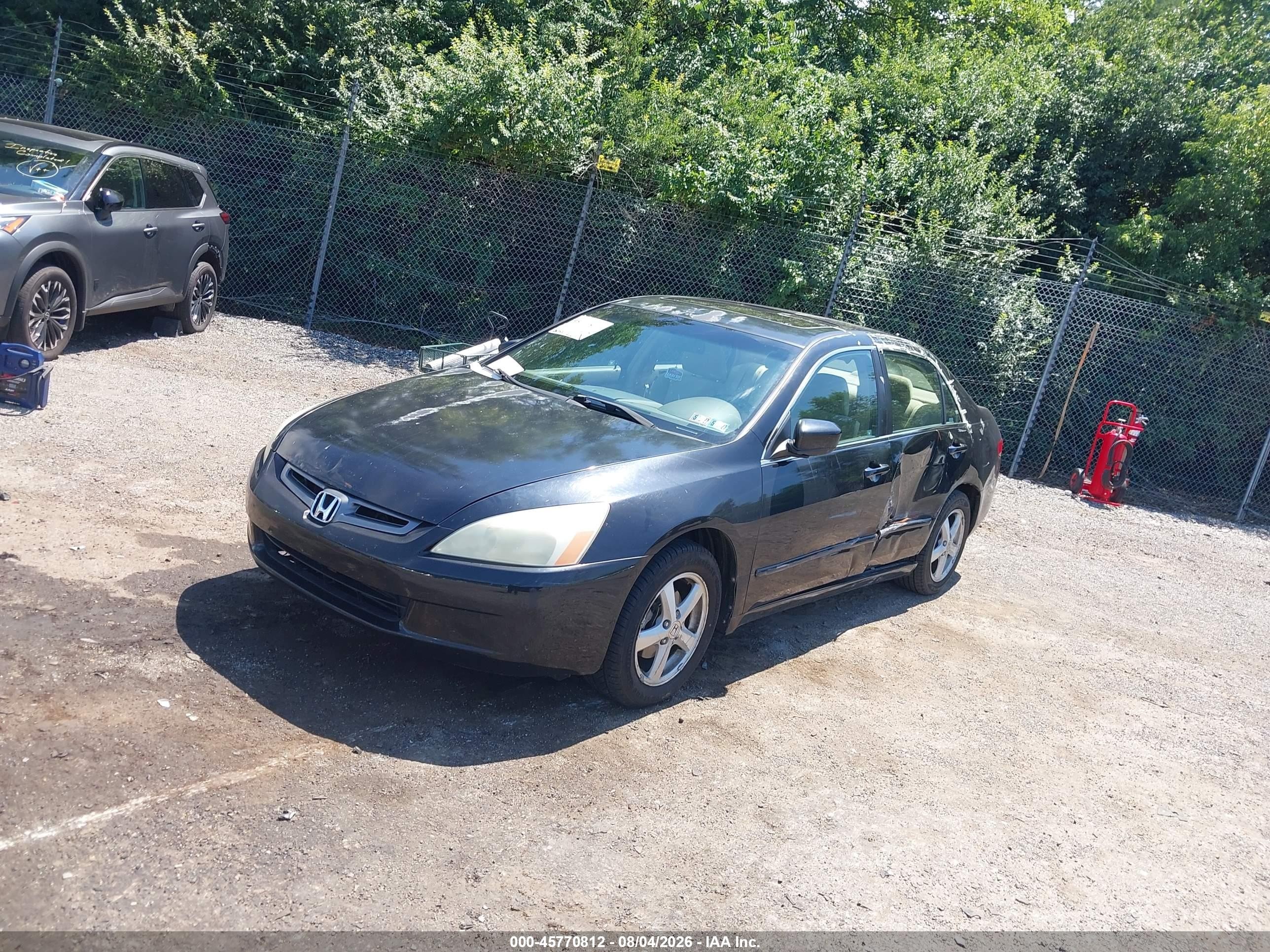 2004 Honda Accord 2.4 Ex Black vin: 1HGCM56664A154756