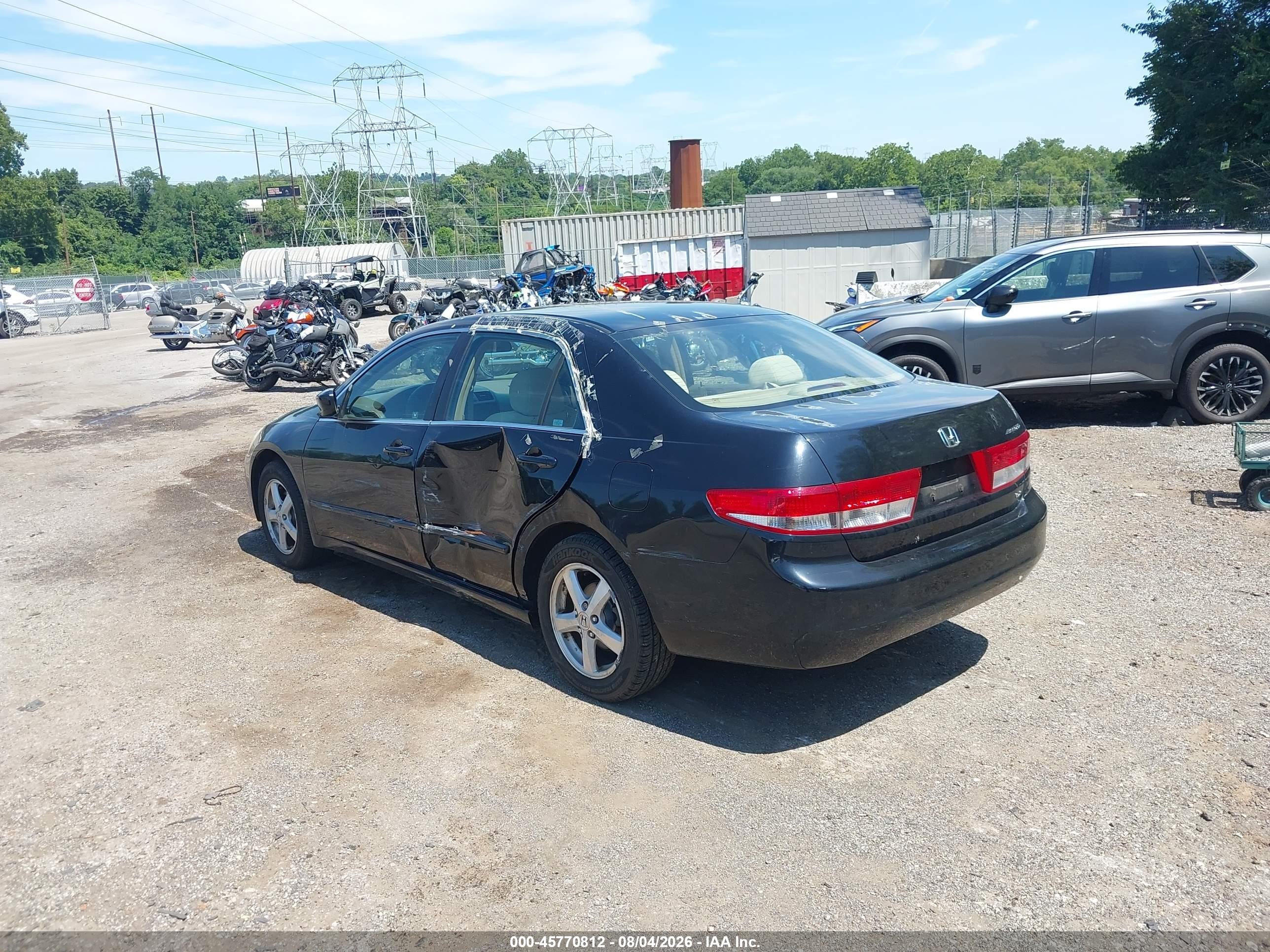 2004 Honda Accord 2.4 Ex Black vin: 1HGCM56664A154756