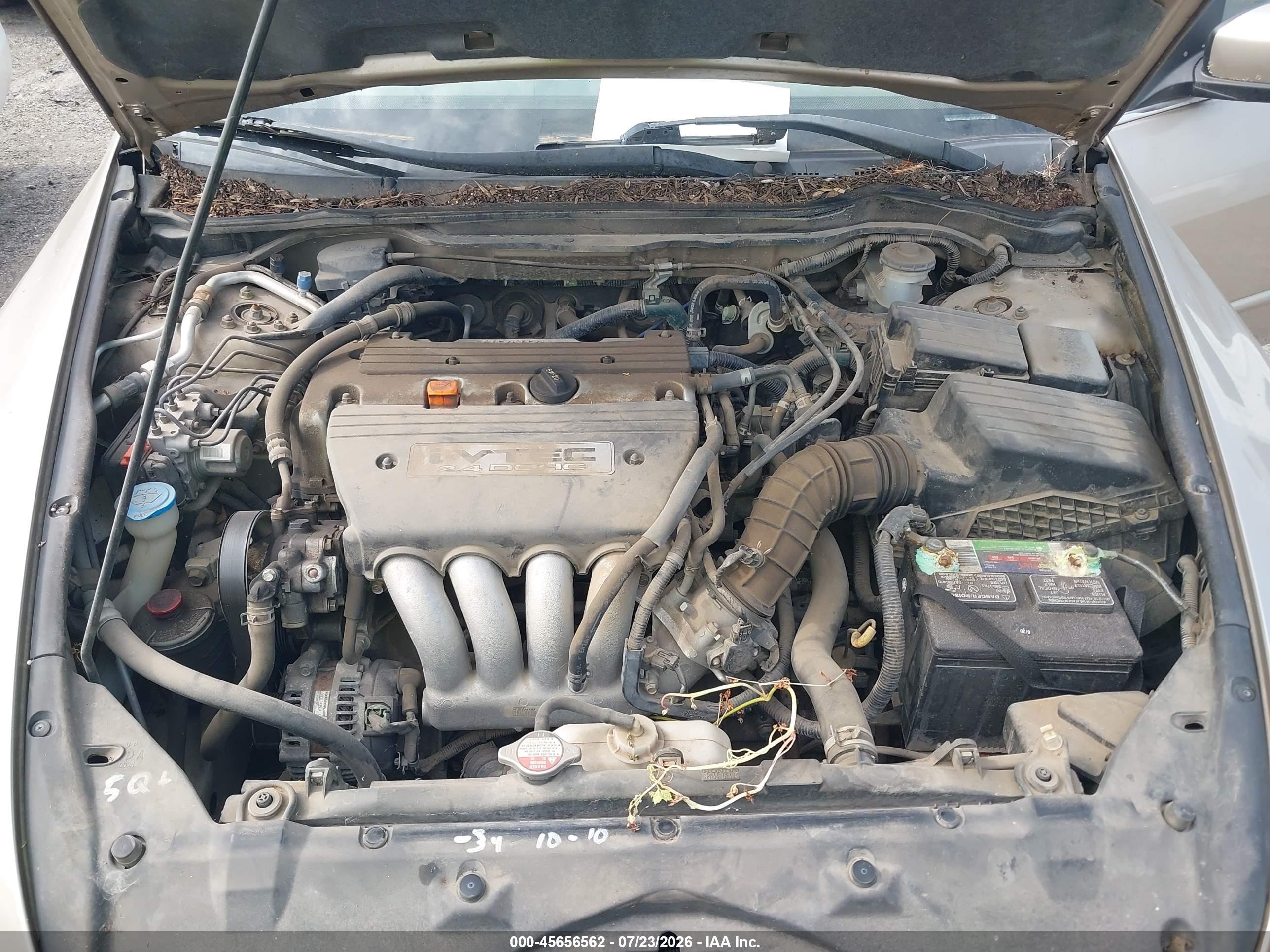 2004 Honda Accord 2.4 Ex Золотой vin: 1HGCM56664A160461