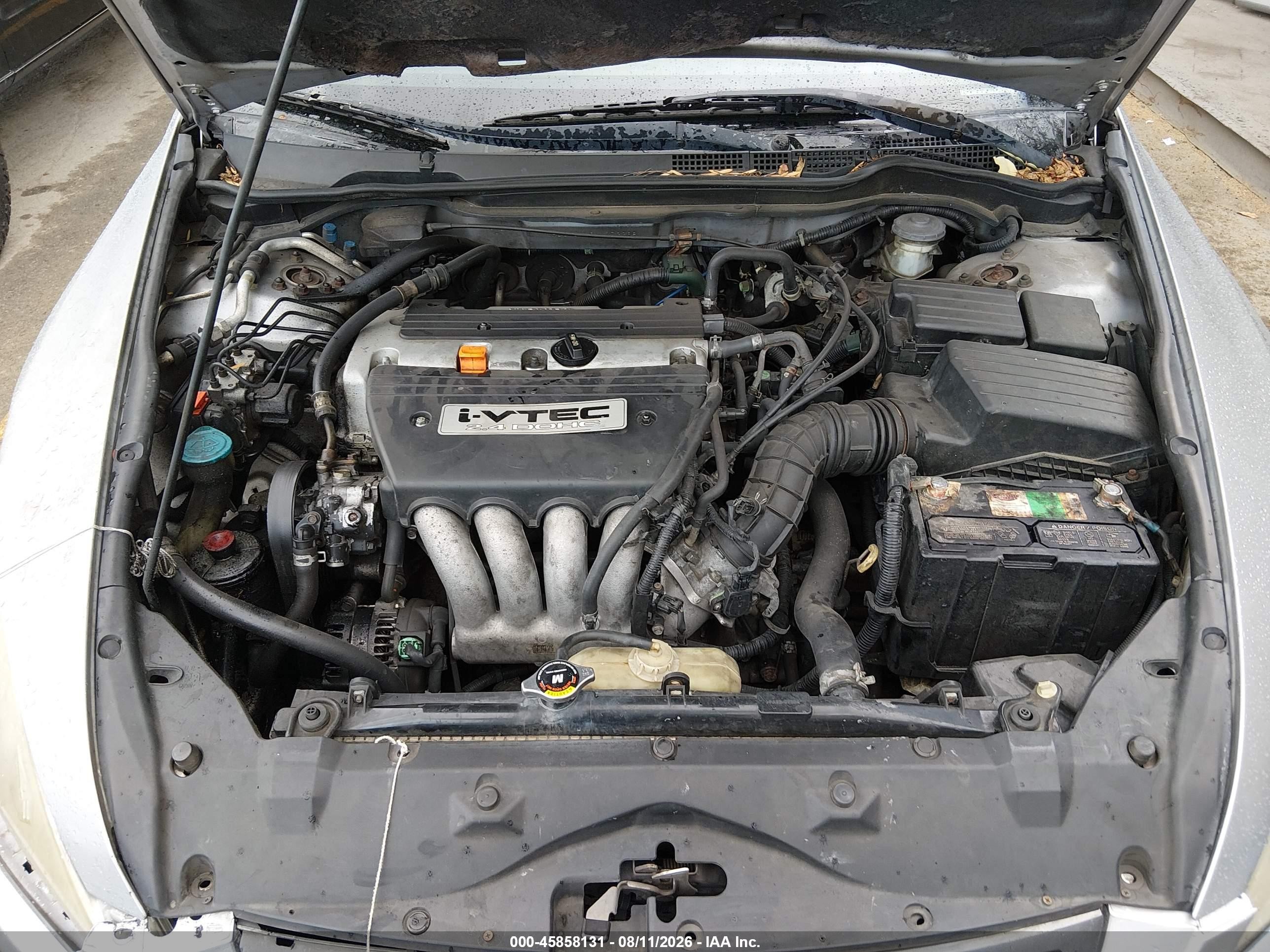 2004 Honda Accord 2.4 Ex Silver vin: 1HGCM56664A172268