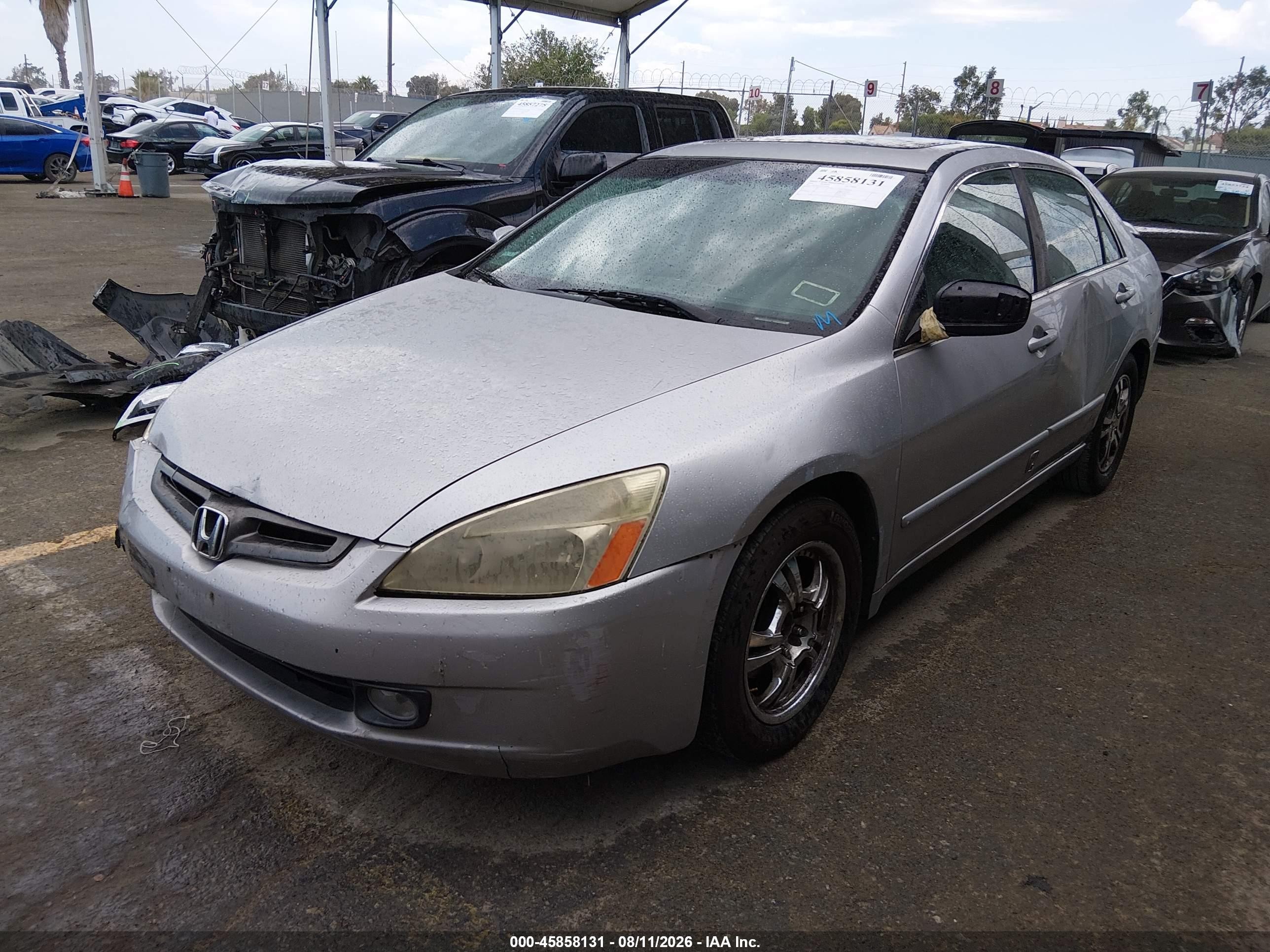 2004 Honda Accord 2.4 Ex Silver vin: 1HGCM56664A172268