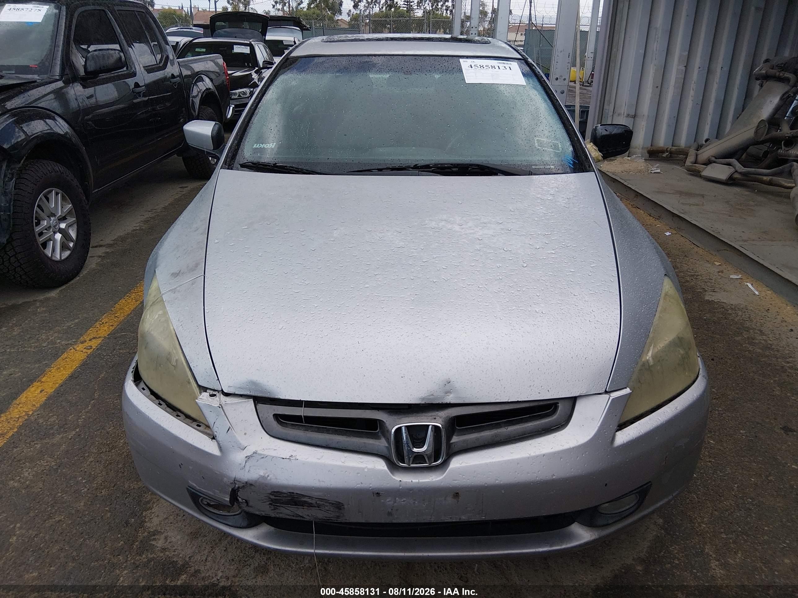 2004 Honda Accord 2.4 Ex Silver vin: 1HGCM56664A172268