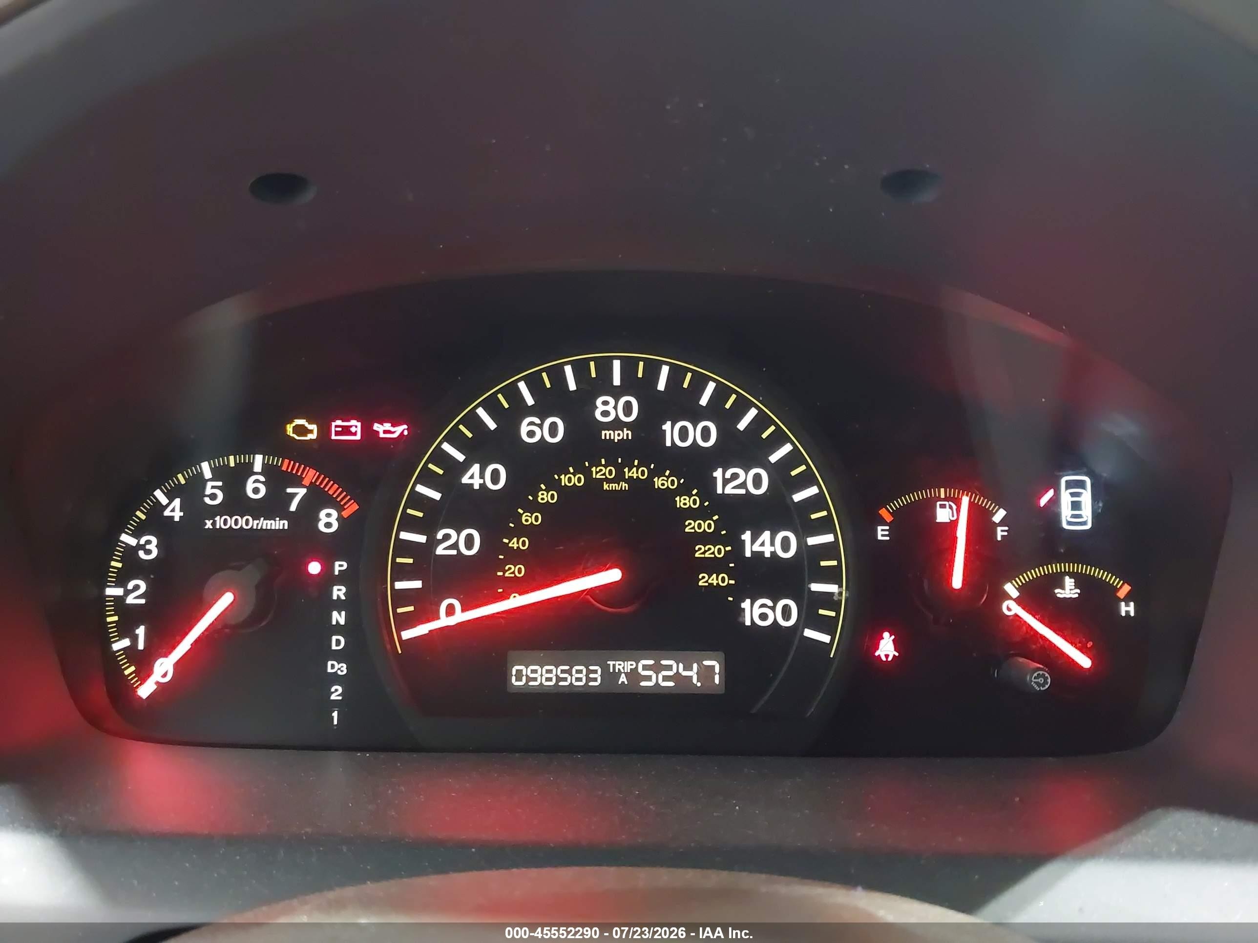 2003 Honda Accord Sdn Ex Золотой vin: 1HGCM56673A041851