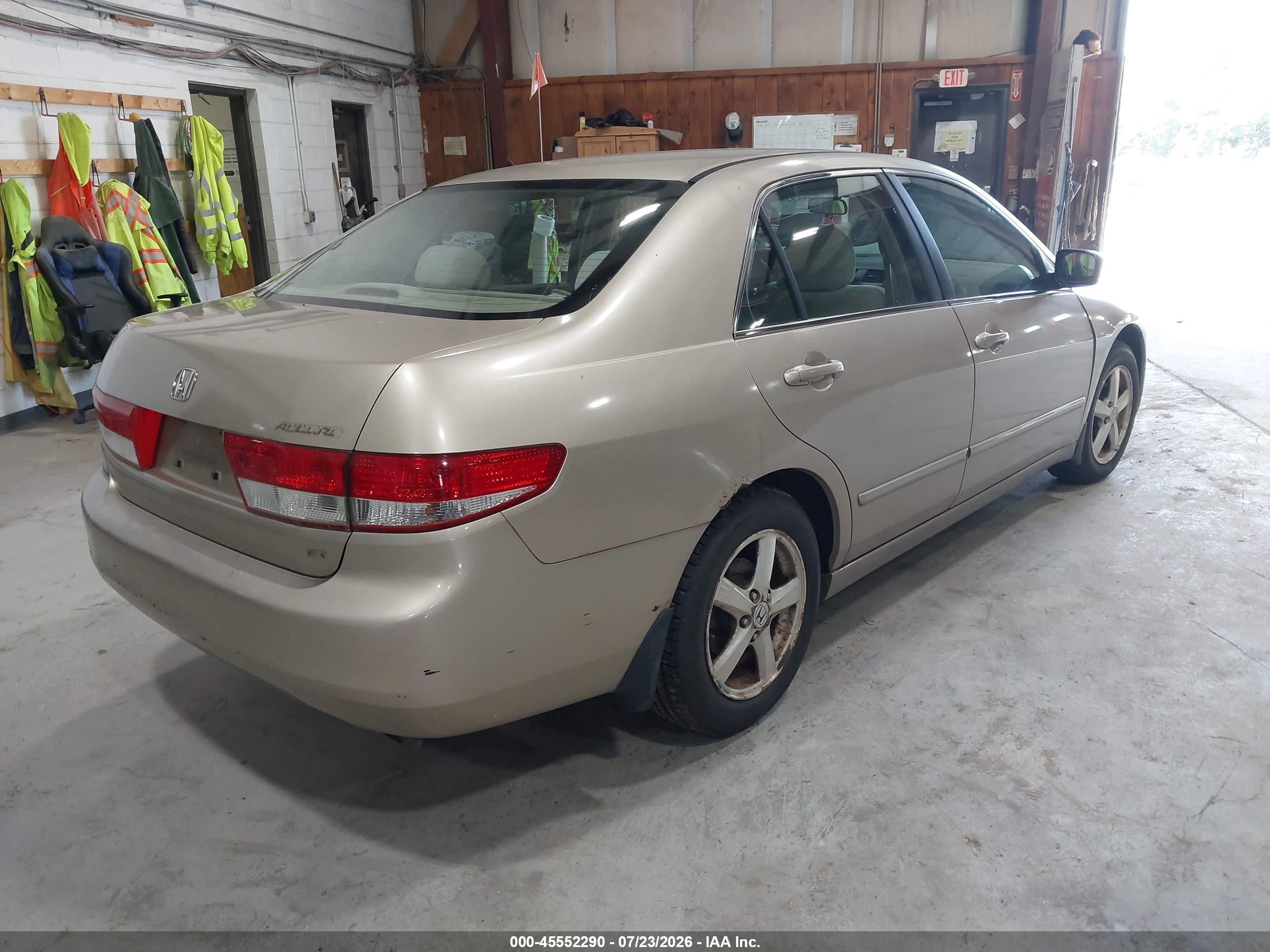 2003 Honda Accord Sdn Ex Золотой vin: 1HGCM56673A041851