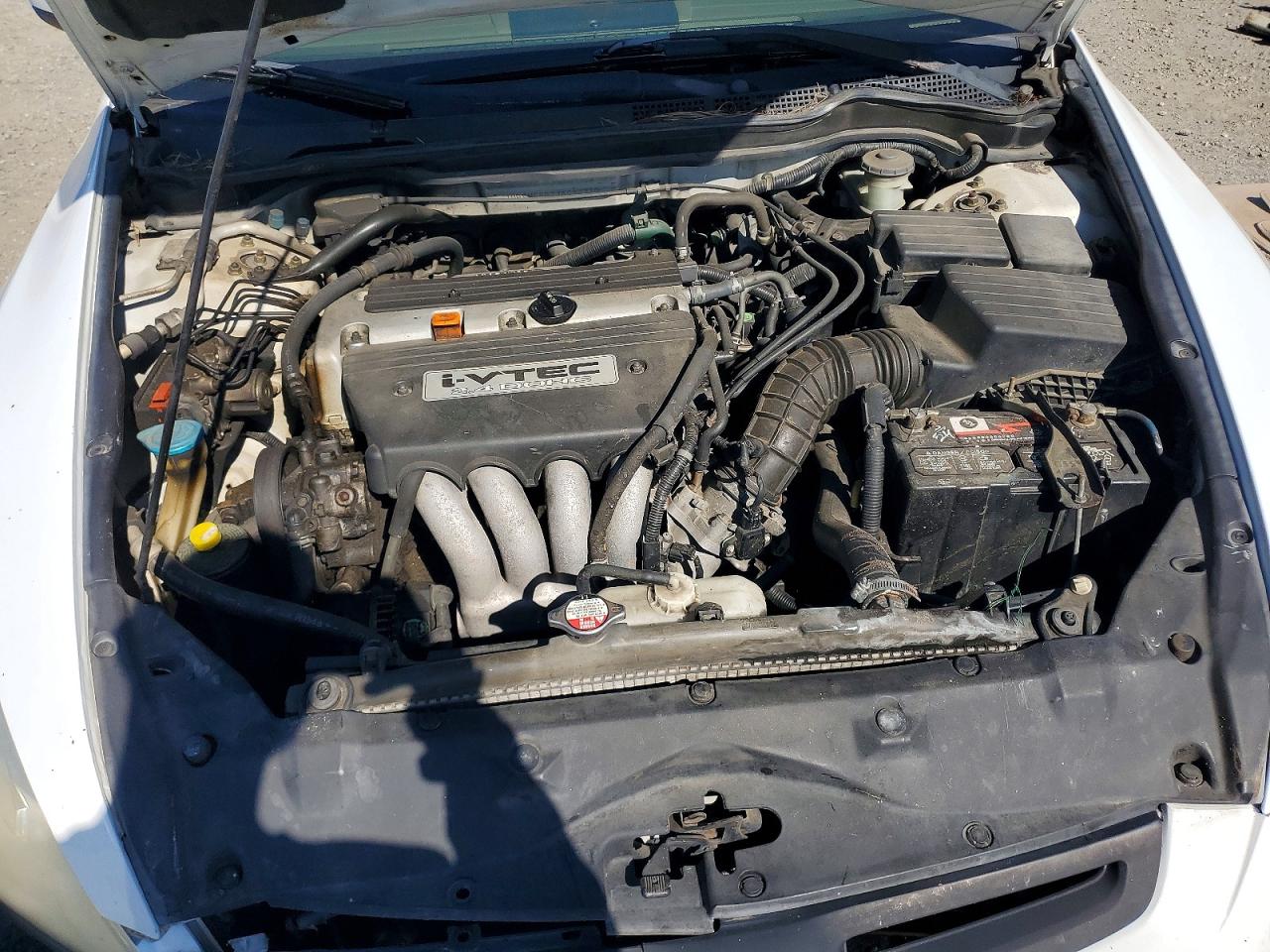 2003 Honda Accord Ex White vin: 1HGCM56673A093710